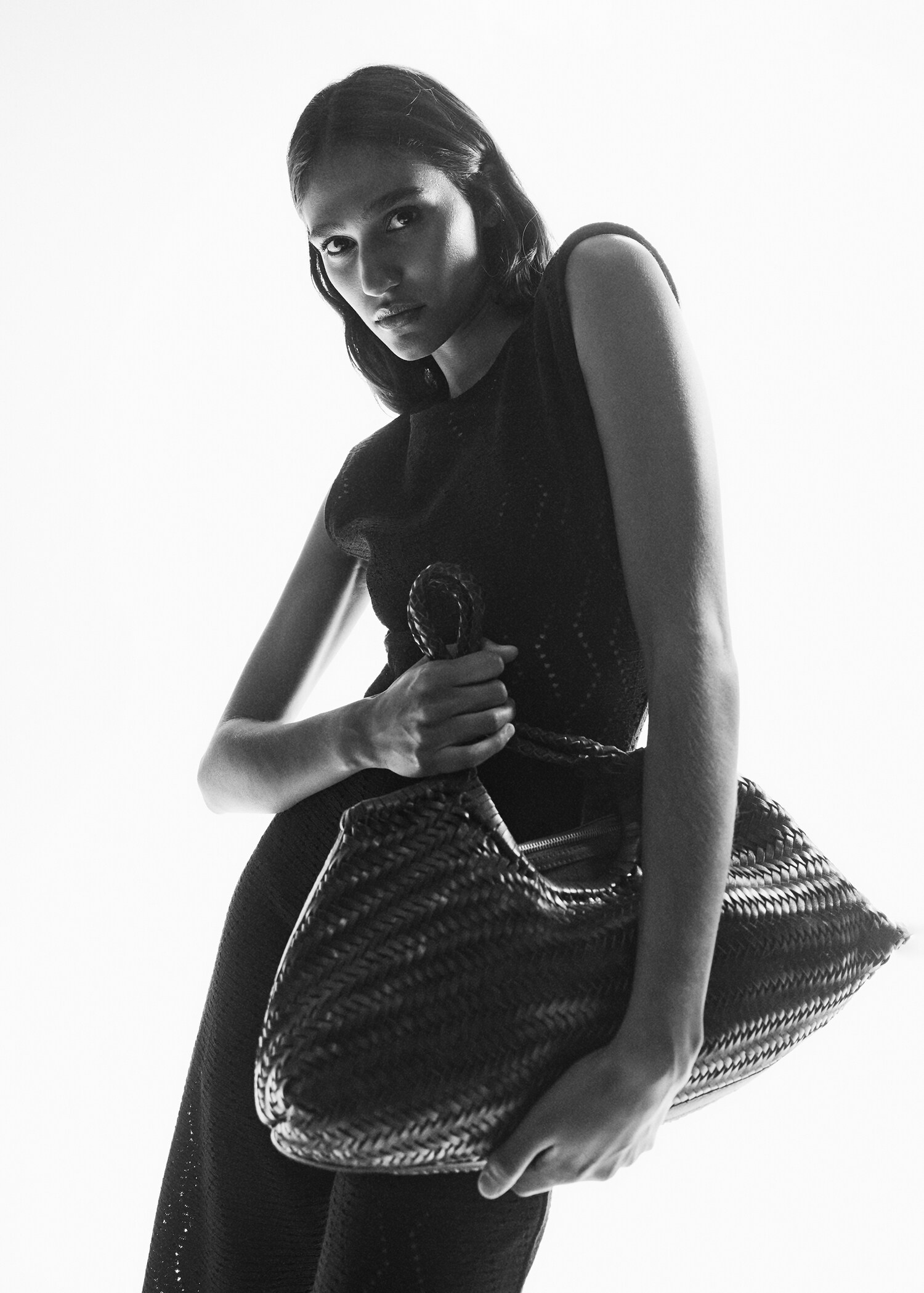 Openwork knitted jumpsuit - Details of the article 1