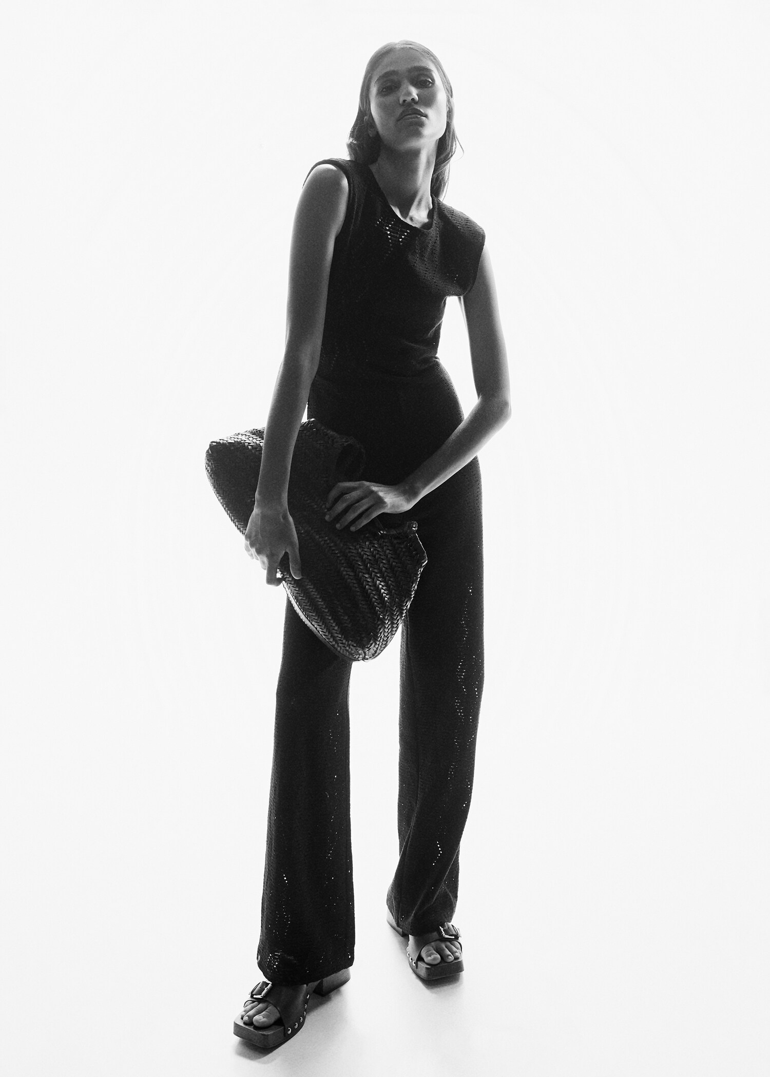 Openwork knitted jumpsuit - Details of the article 6