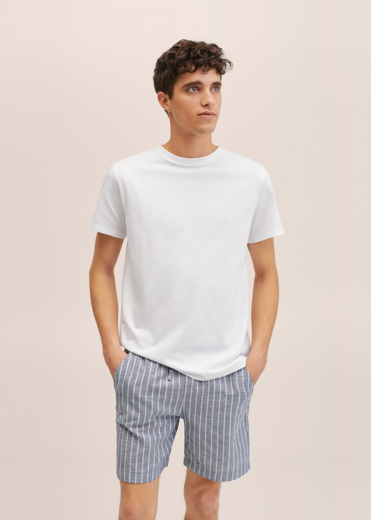 Striped short pyjamas - Details of the article 2