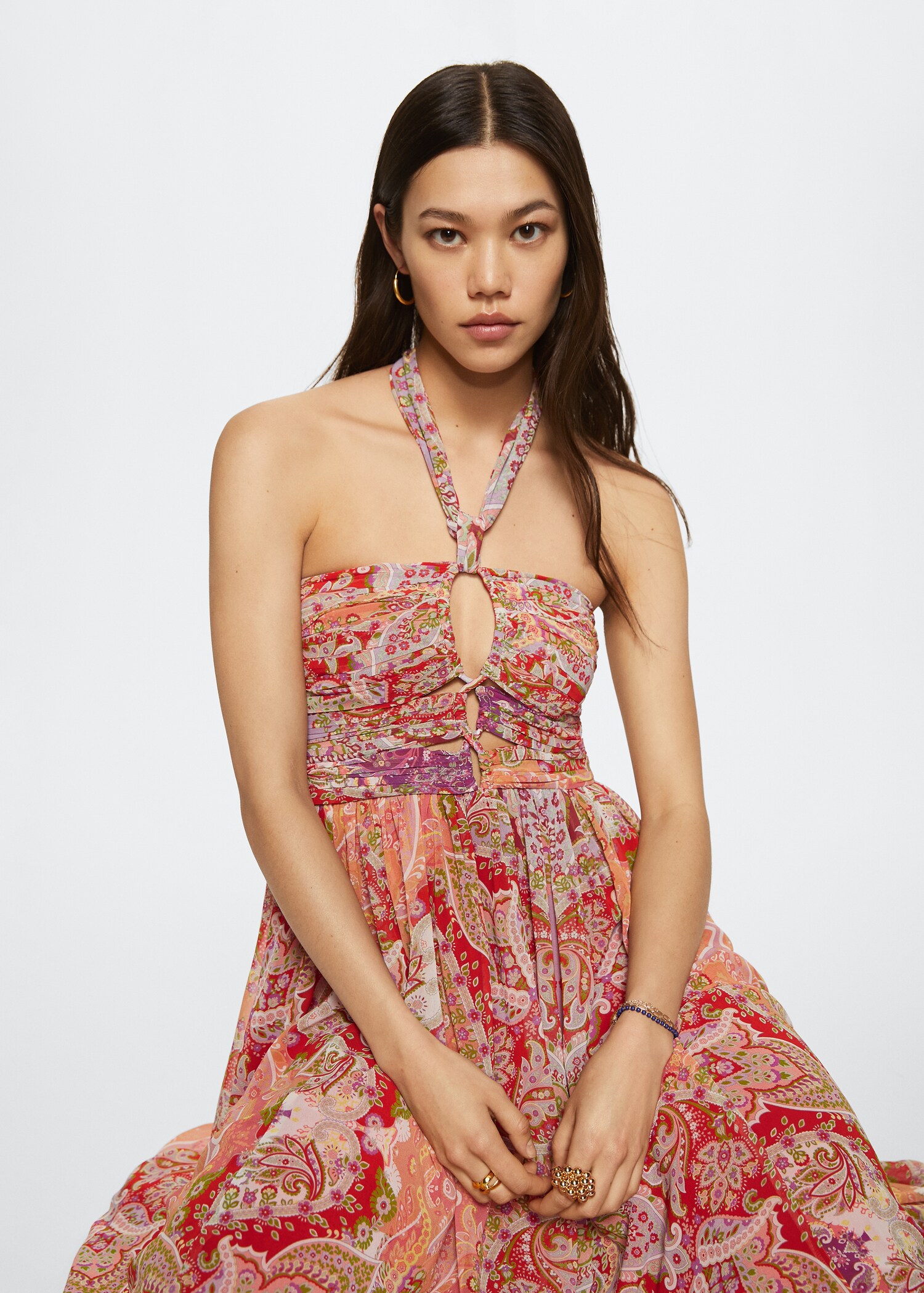 Vestido gasa paisley - Detalle del artículo 2