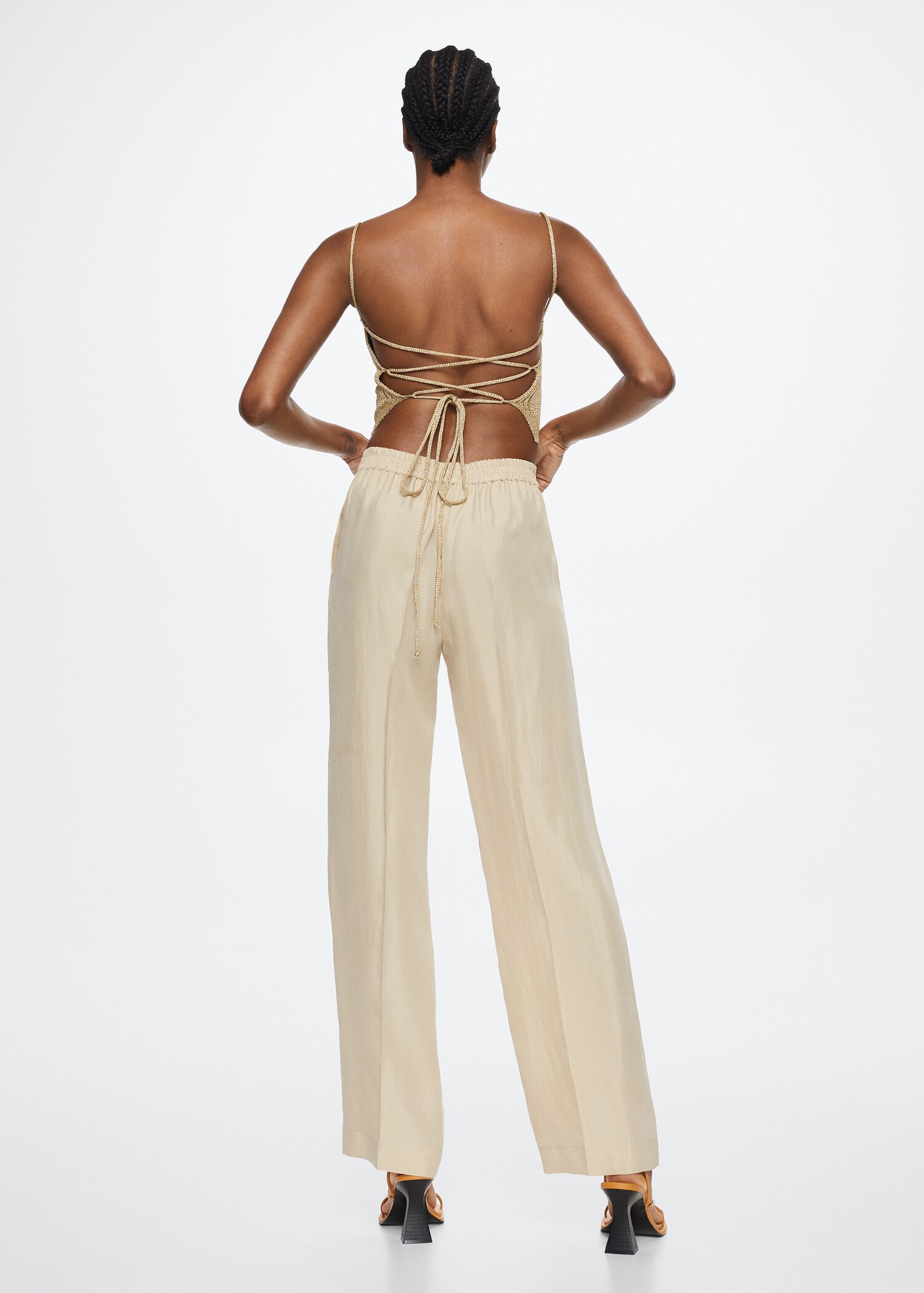 Pantalons 100% lyocell - Revers de l'article