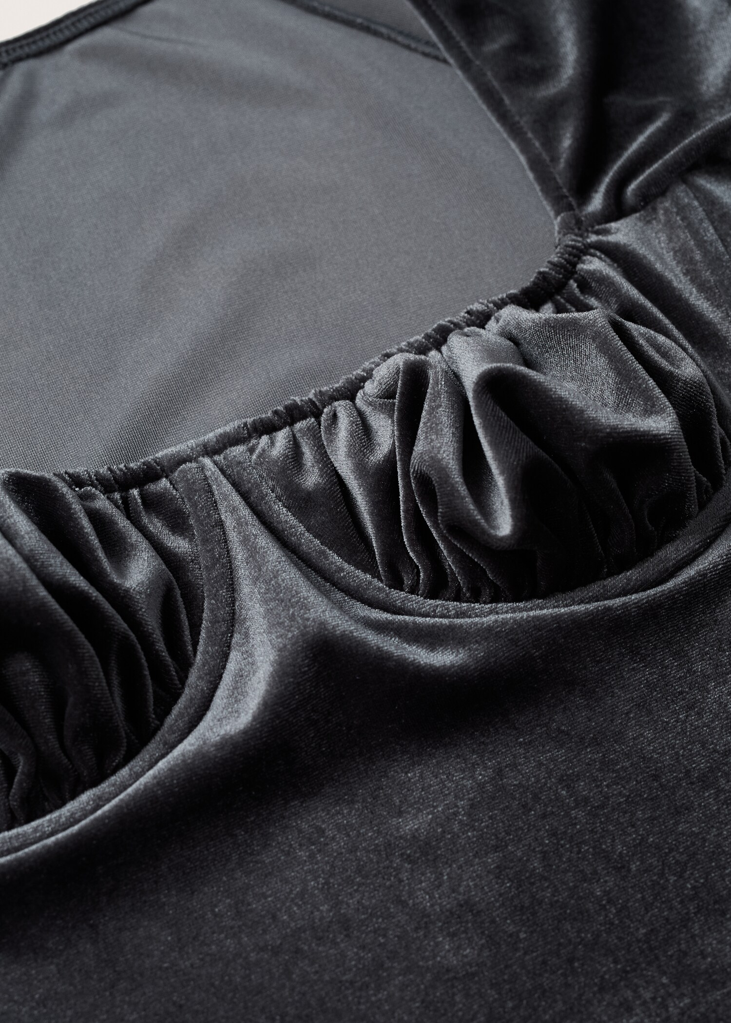 Velvet bra-effect bodysuit - Details of the article 8