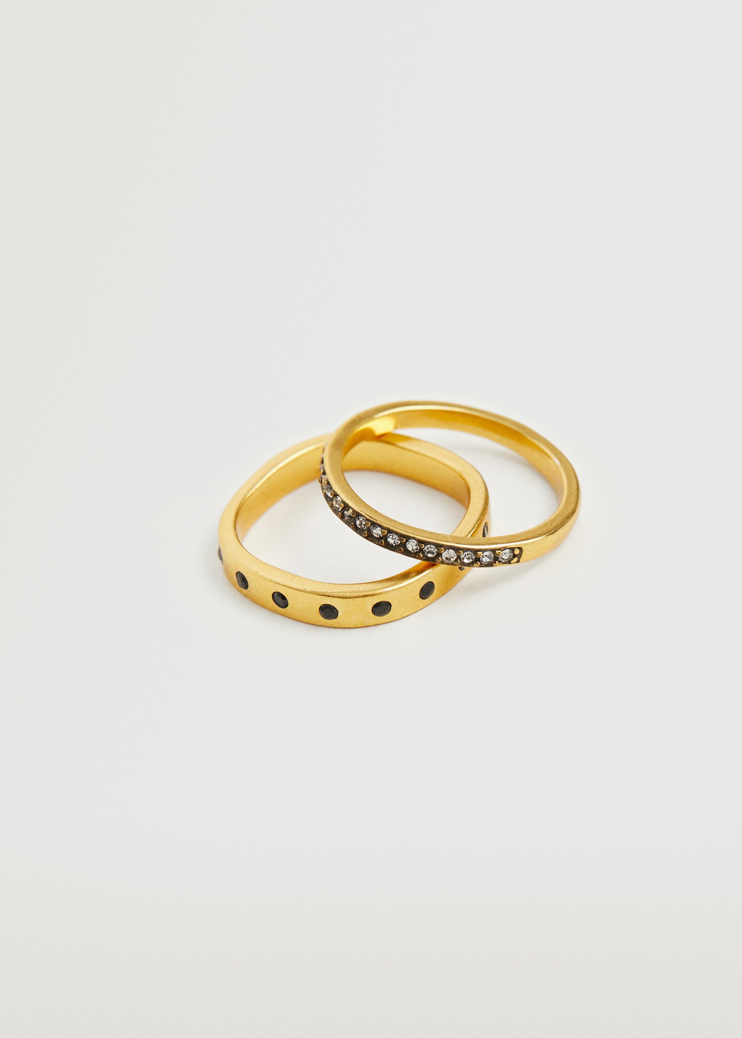 Set 2 anillos combinados - Plano medio