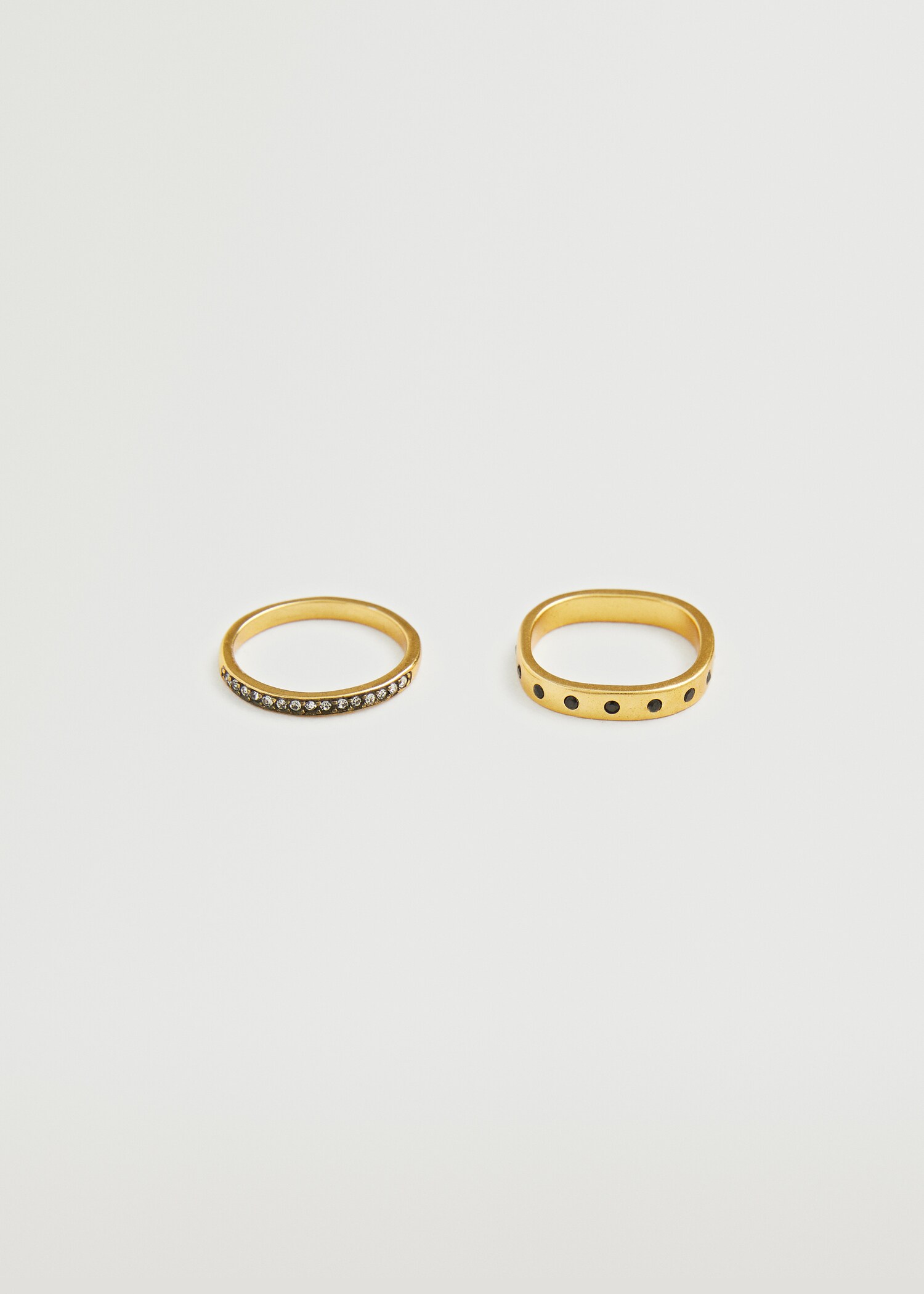 Set 2 anillos combinados - Artículo sin modelo