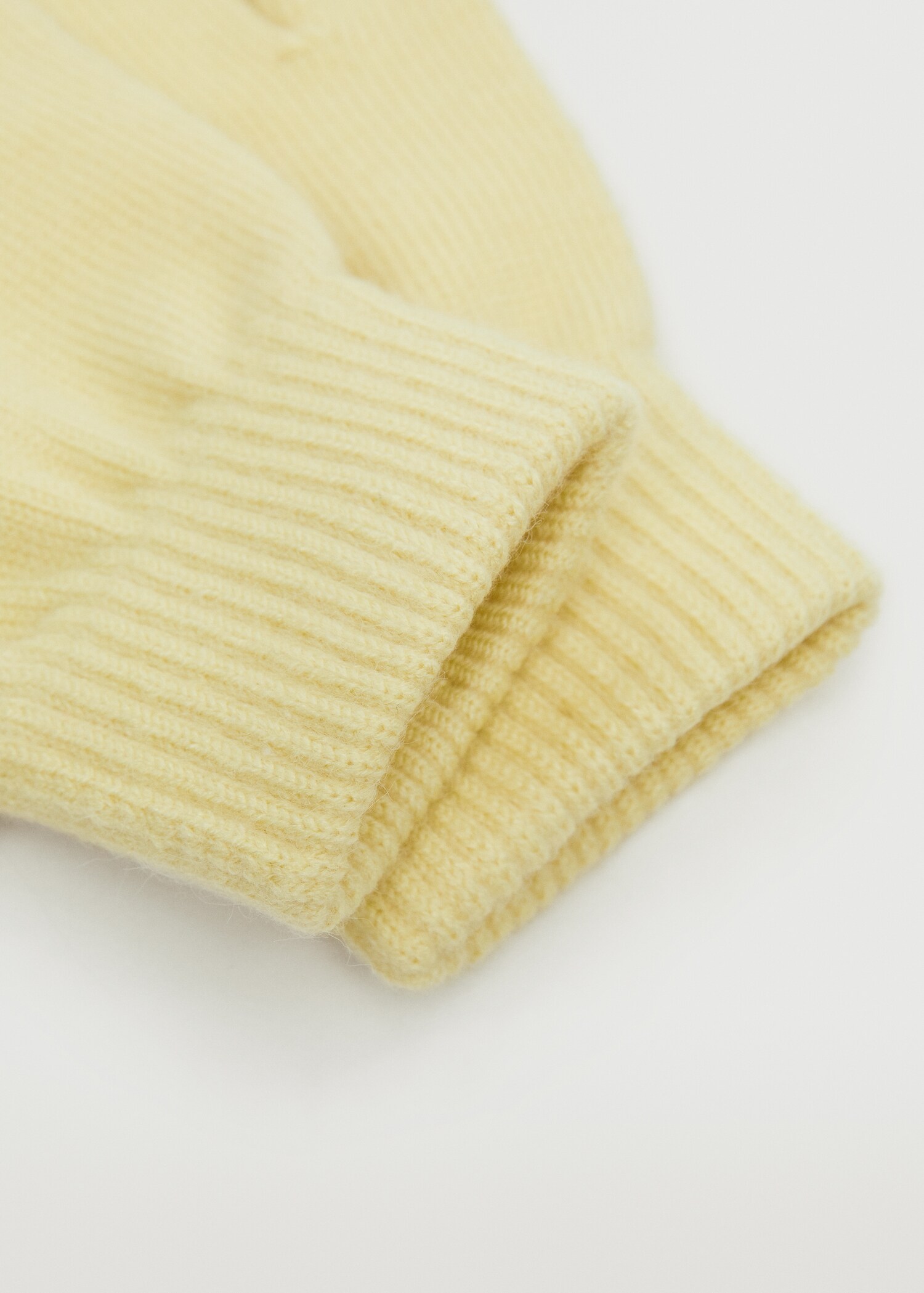 Gerippte Strickhandschuhe - Mittlere Ansicht