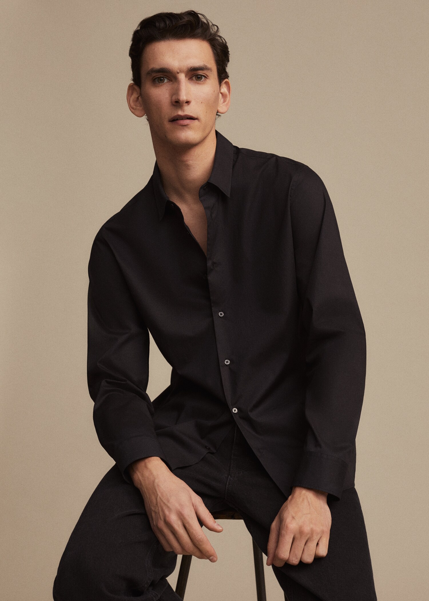 Košile slim fit ze strečové bavlny - Detail zboží 5