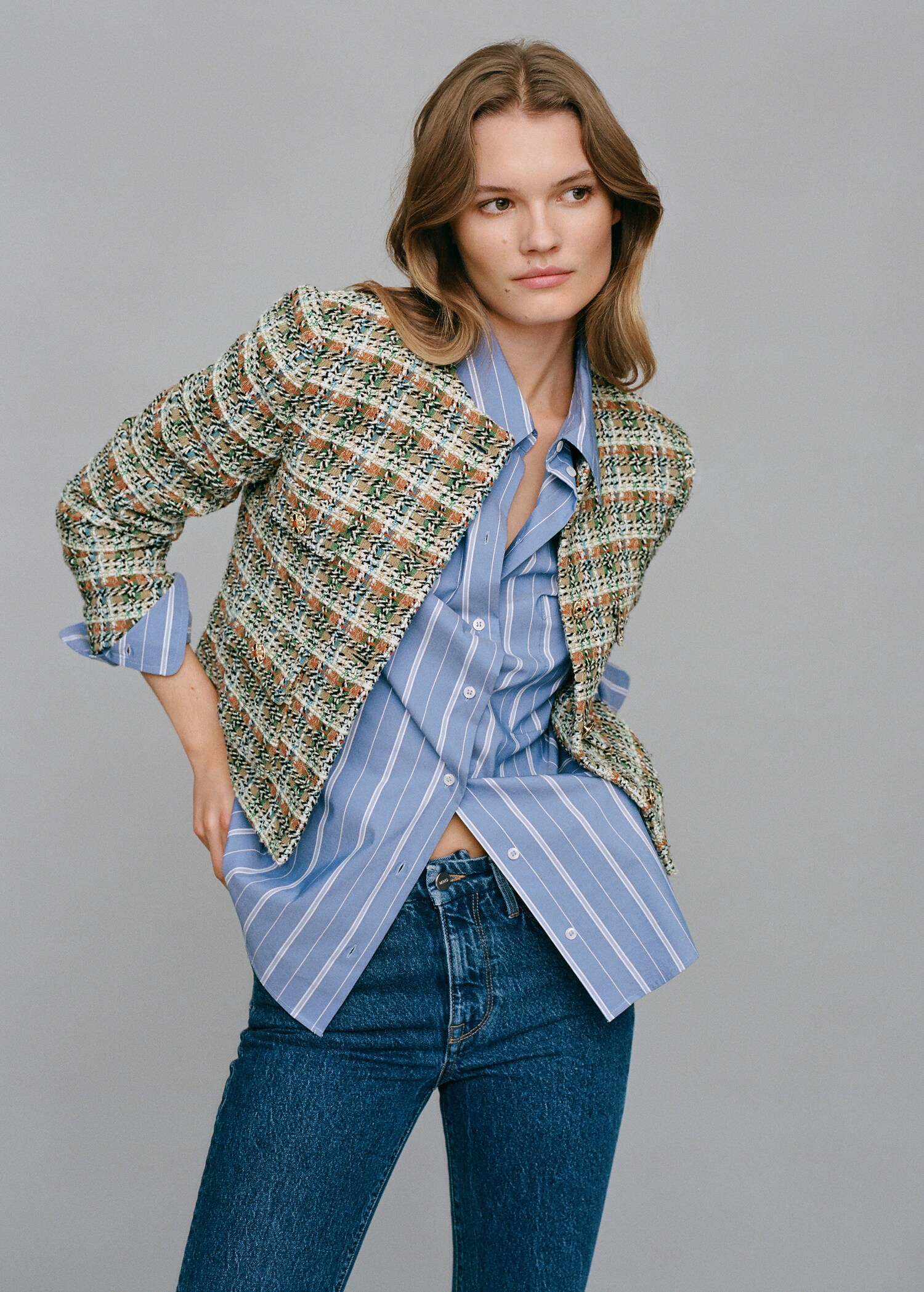 Striped cotton shirt - Details of the article 6