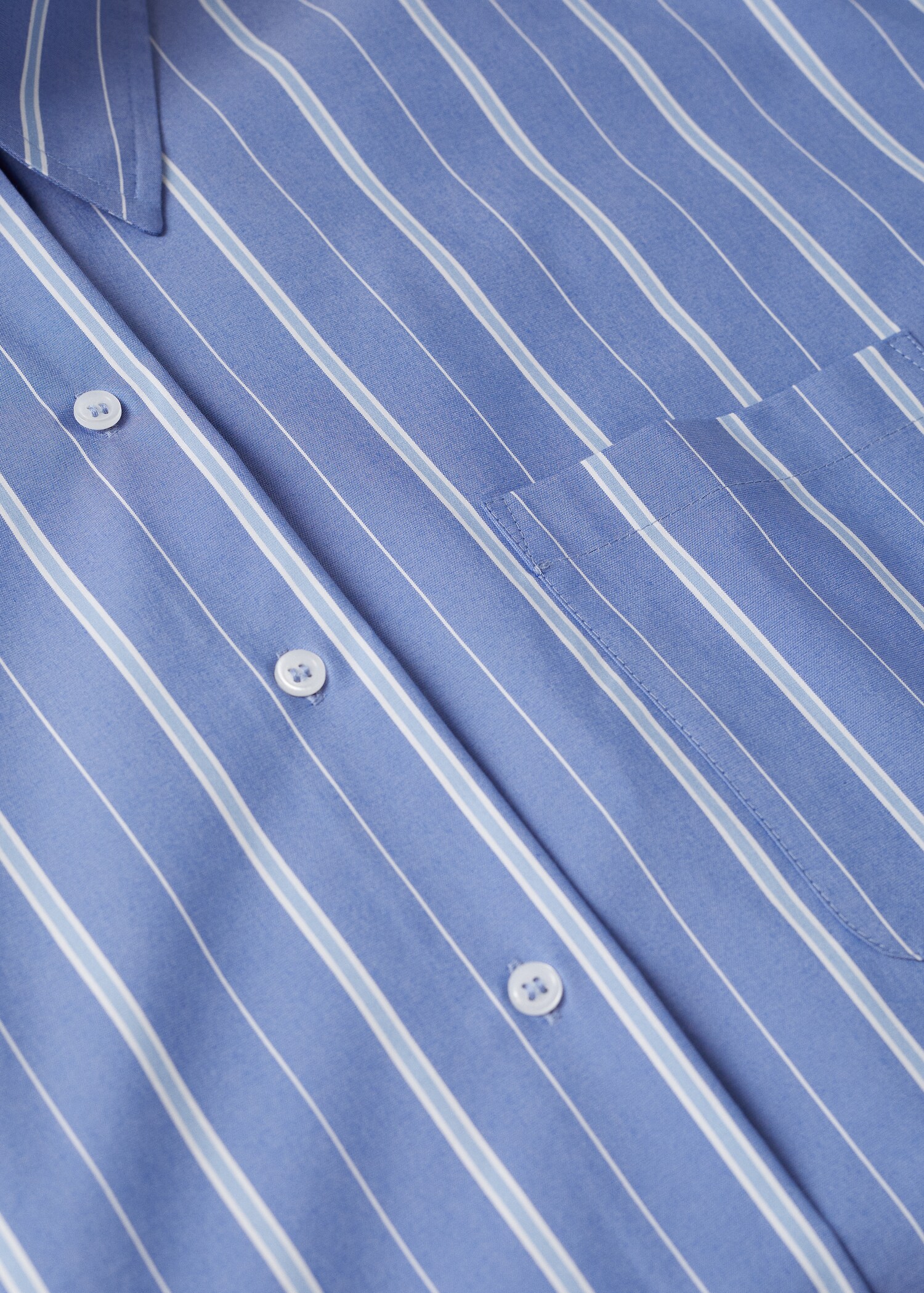 Striped cotton shirt - Details of the article 8