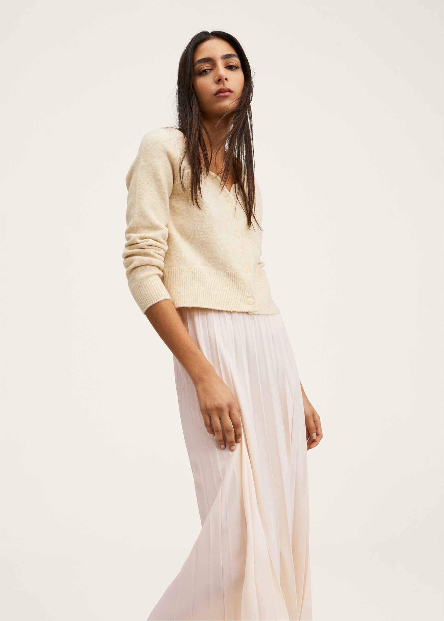 Pleated long skirt - Details of the article 1