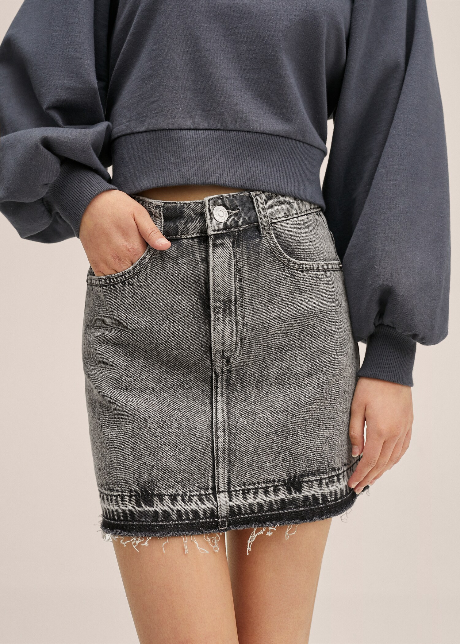 Fustă denim - Plan mediu