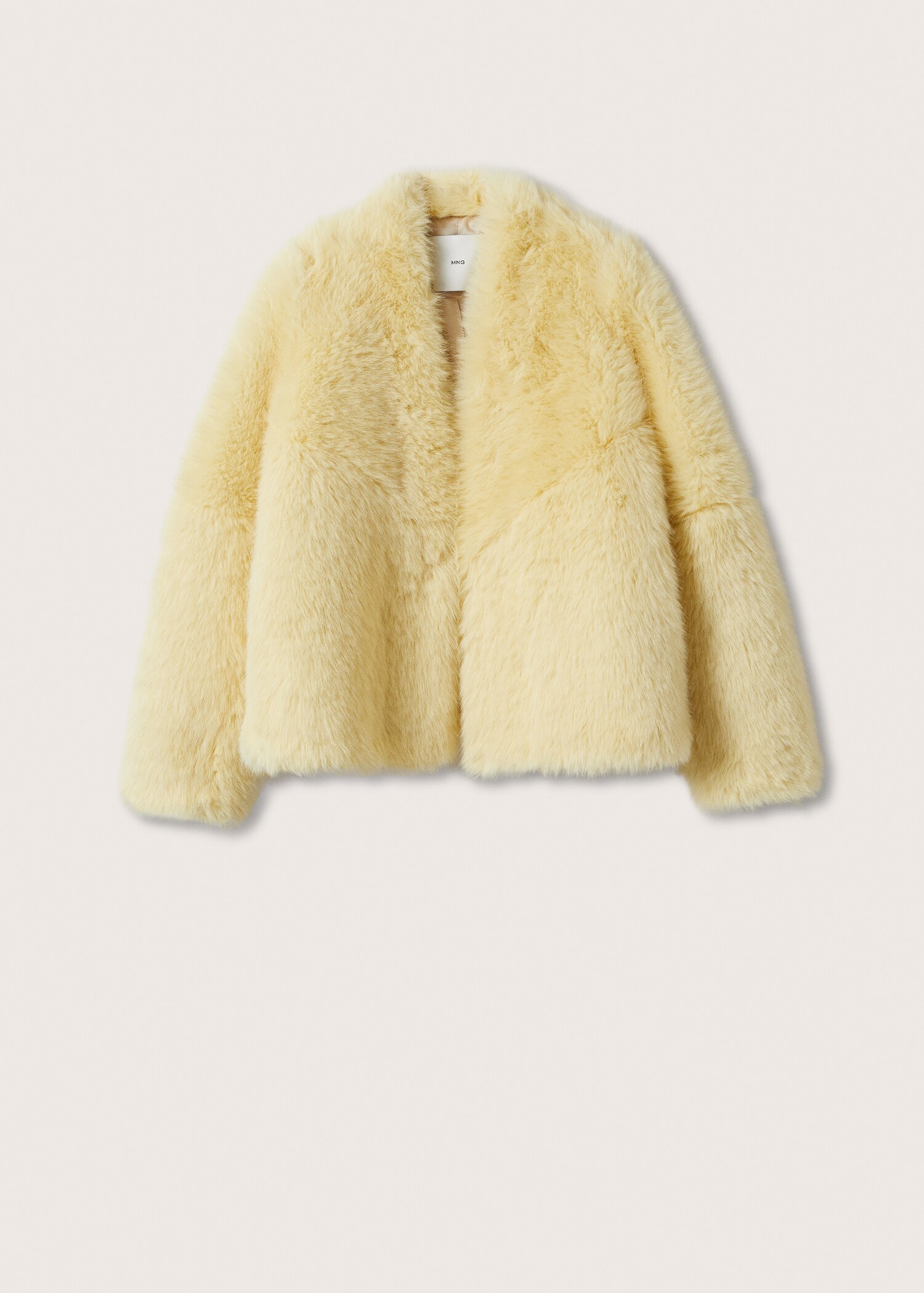 Oversize faux-fur coat - Article without model