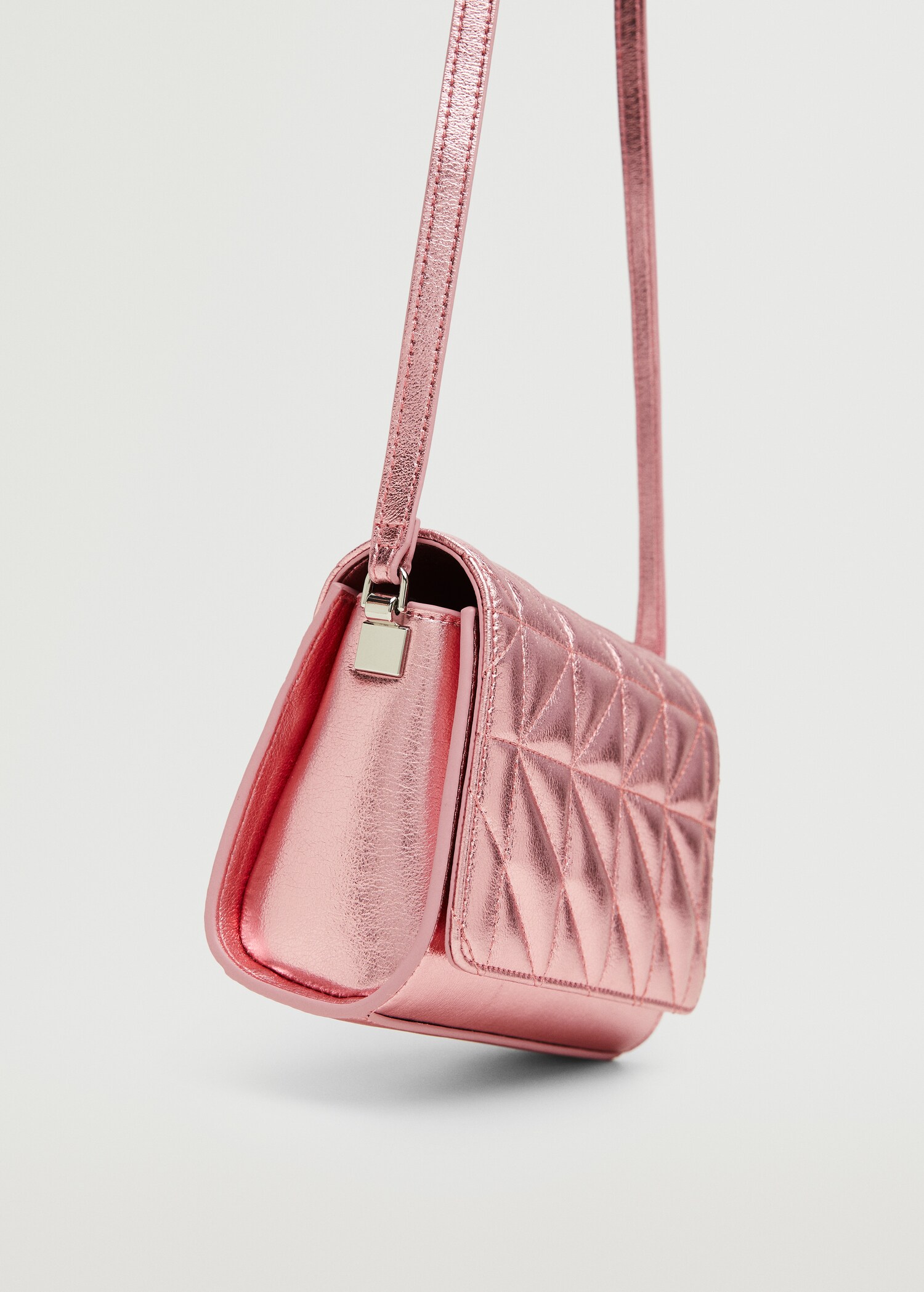 Metallic padded bag - Medium plane