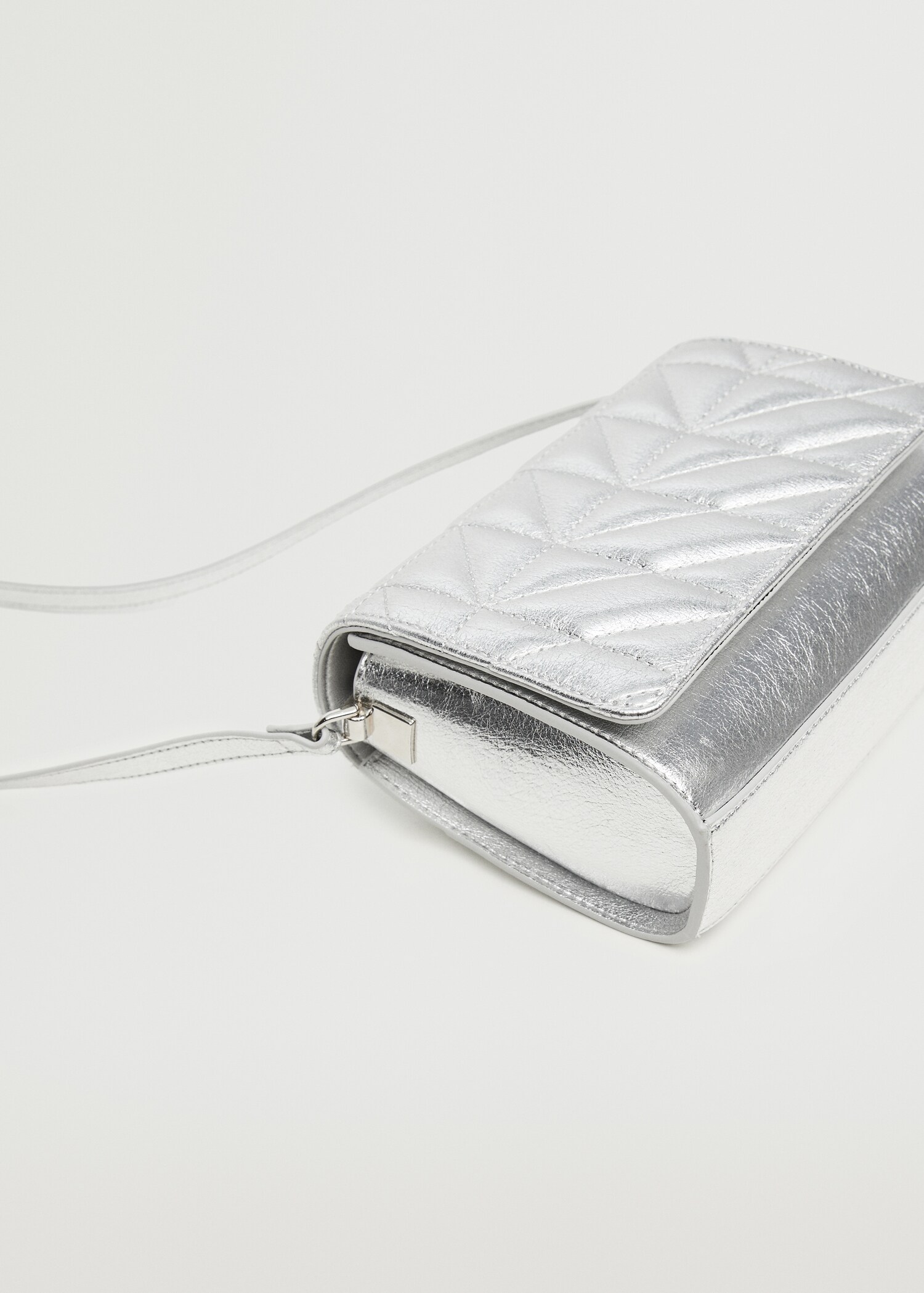 Metallic padded bag - Medium plane
