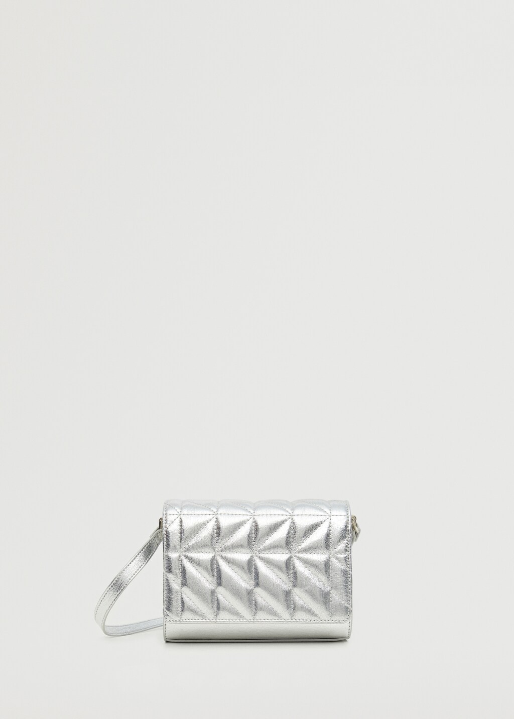 Metallic padded bag - Woman | MANGO OUTLET USA 