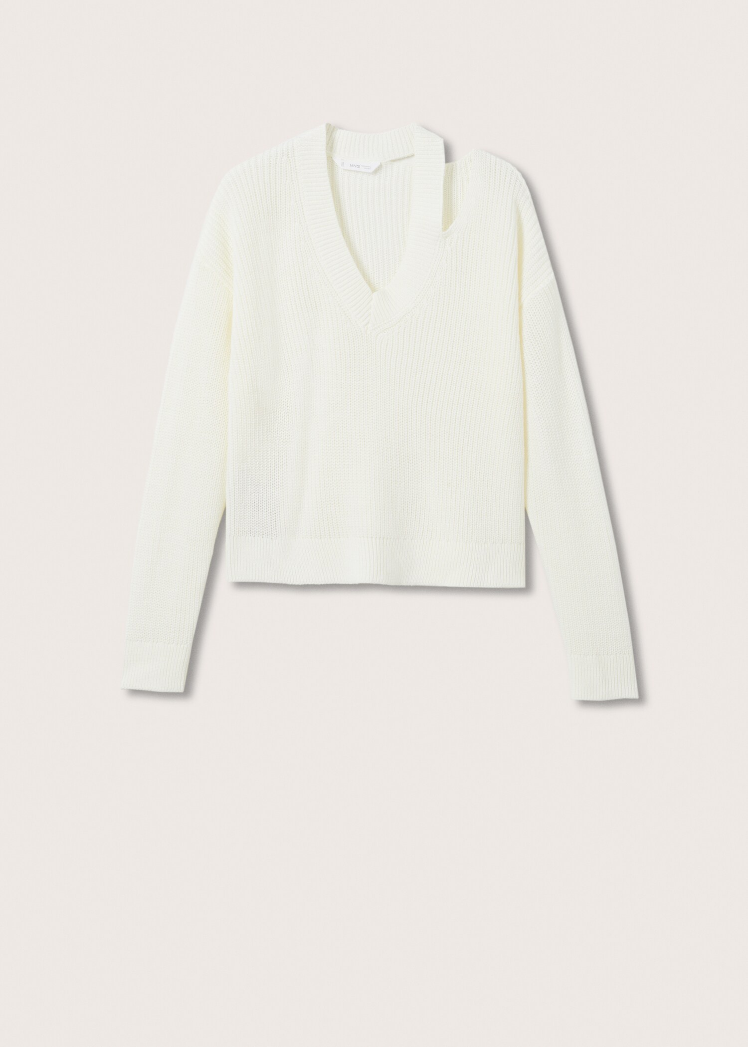 Cut-out knitted sweater - Article without model