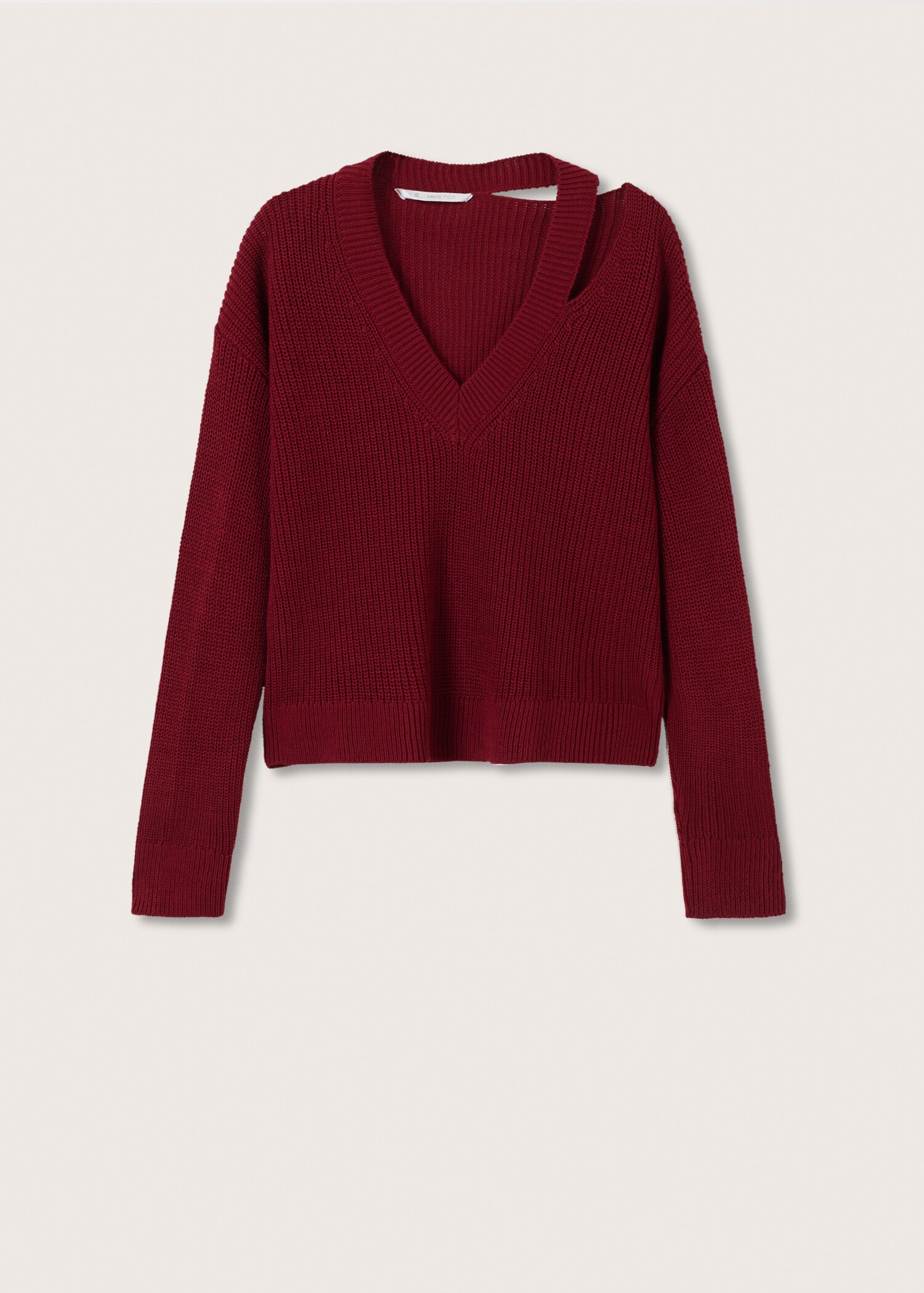 Cut-out knitted sweater - Article without model