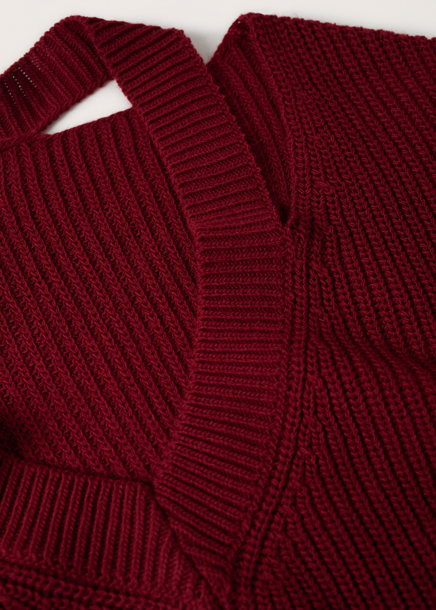 Cut-out knitted sweater - Details of the article 8