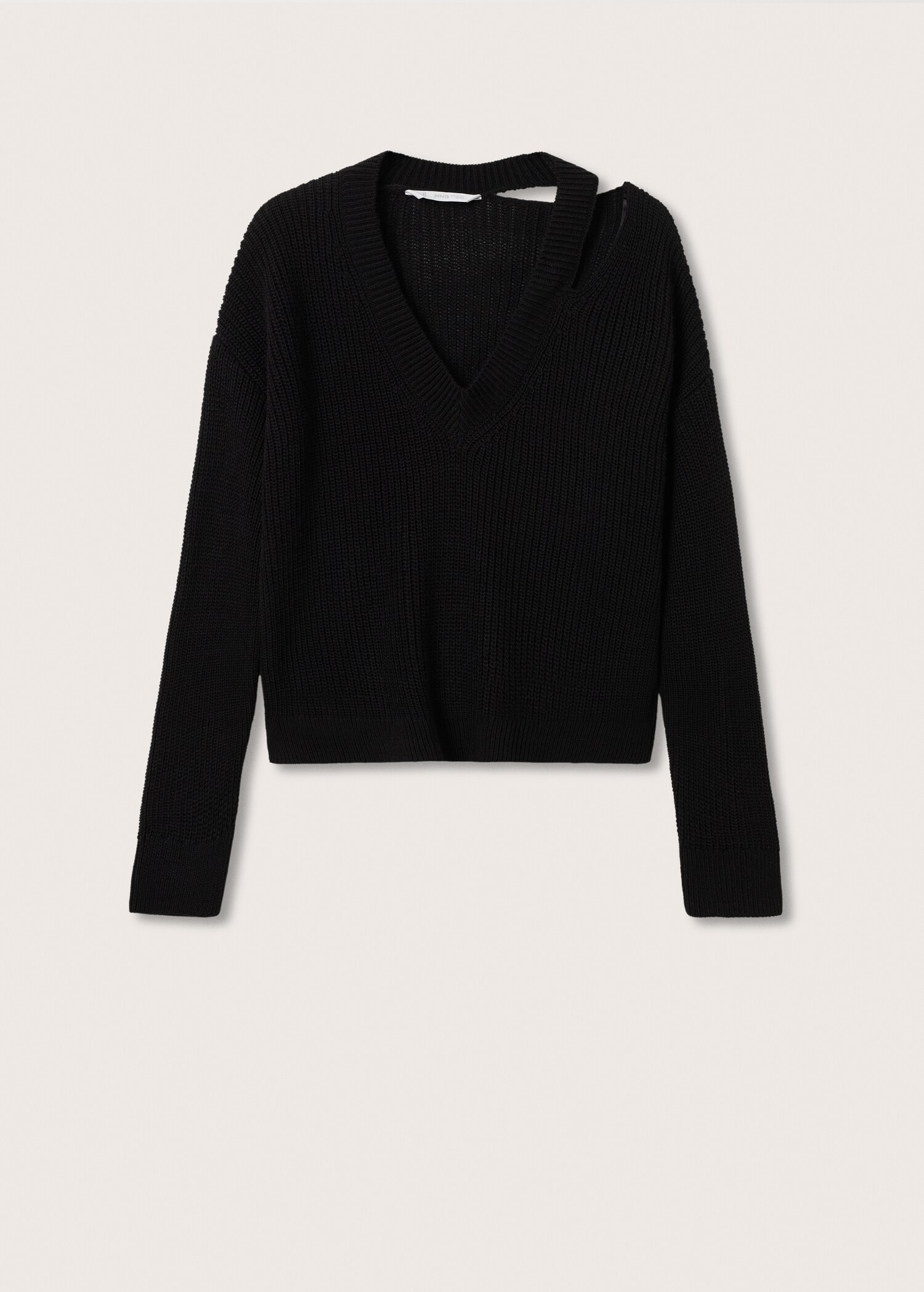 Cut-out knitted sweater - Article without model