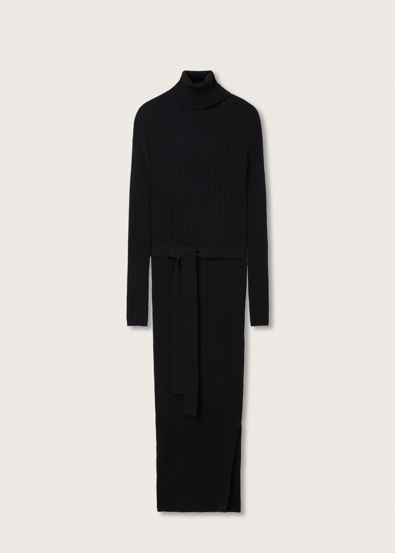 Knitted turtleneck dress - Article without model