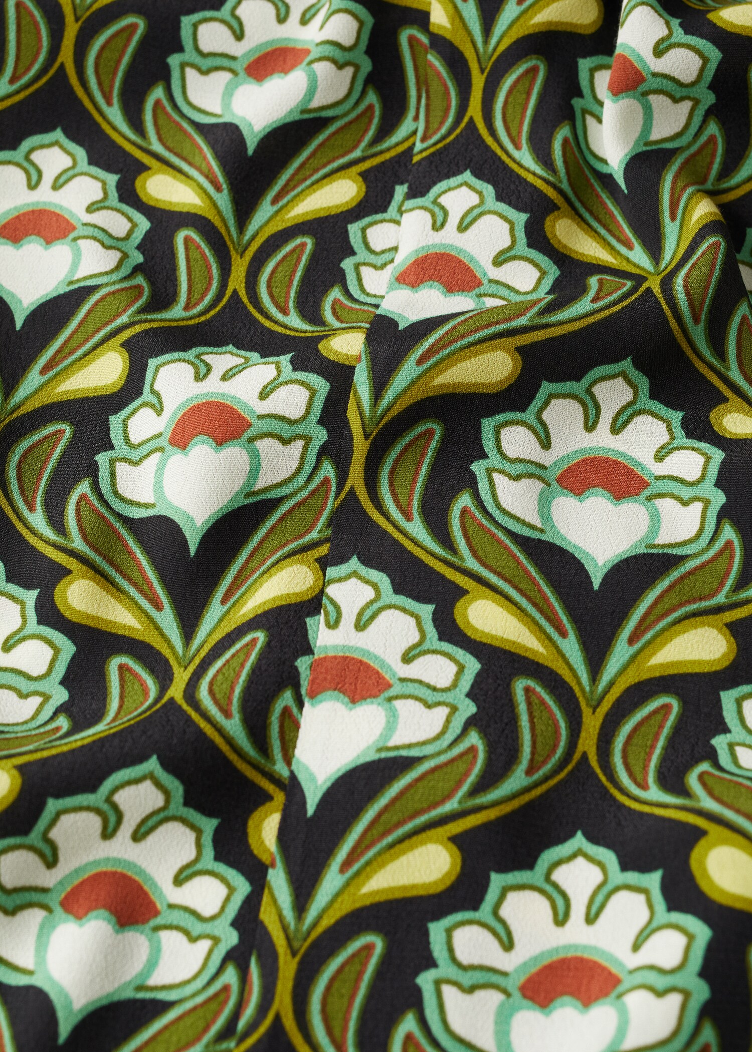 Blusa entallada estampada - Detalle del artículo 8
