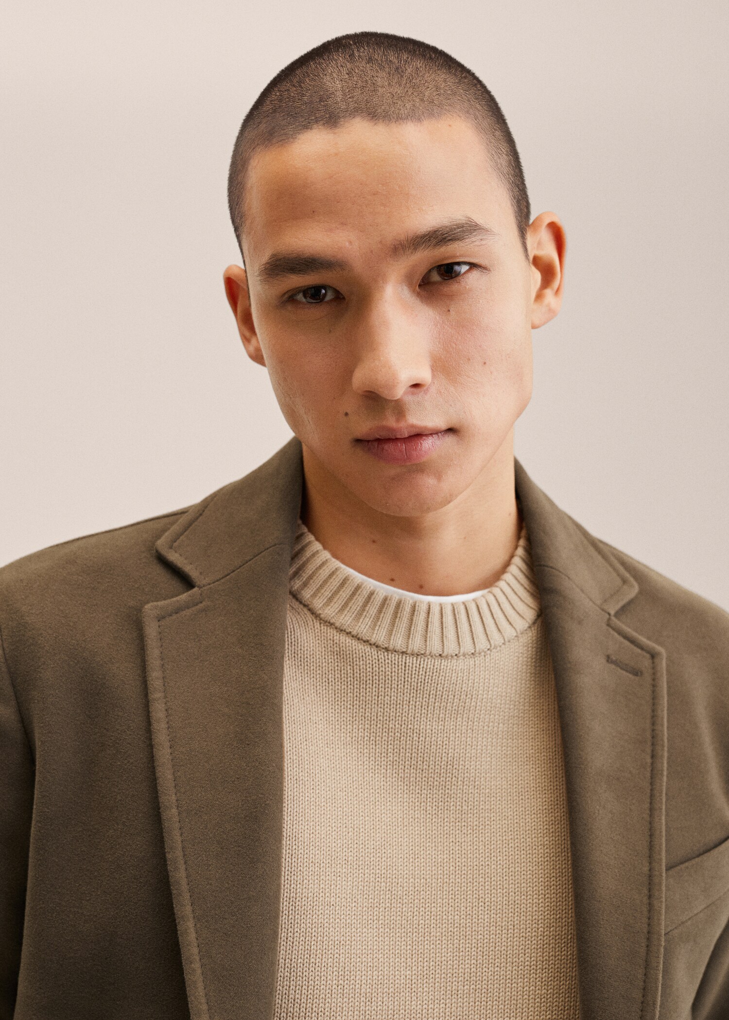 Bavlněné sako slim fit - Detail zboží 1