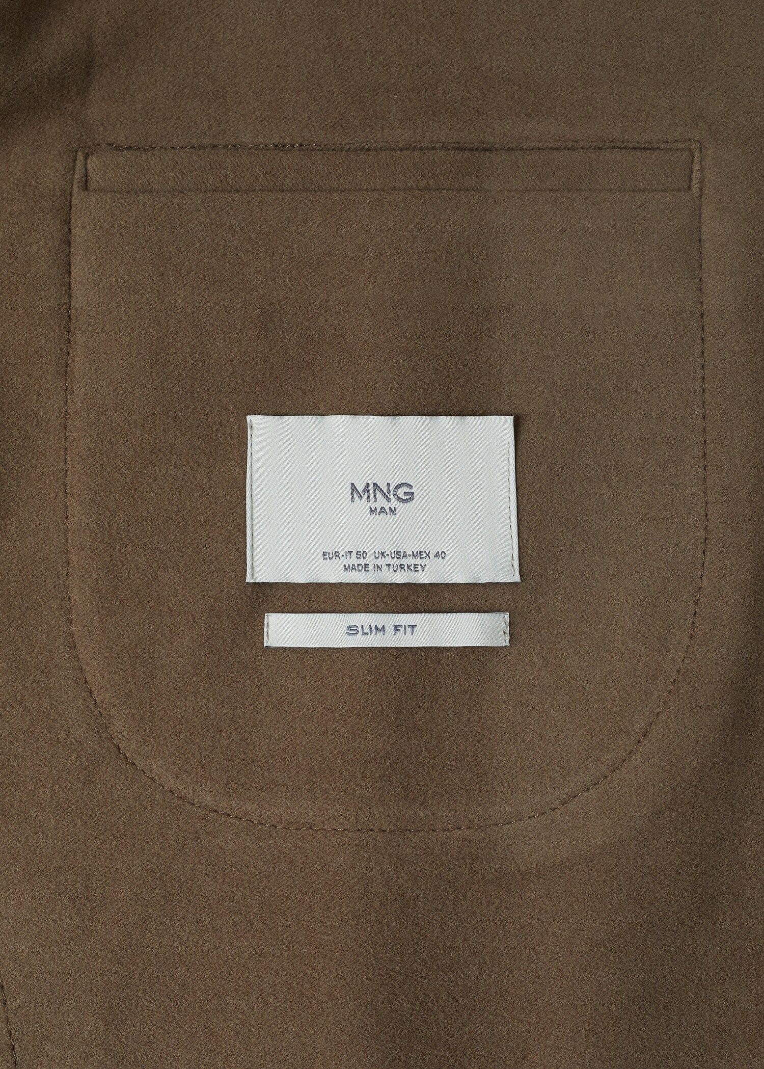 Bavlněné sako slim fit - Detail zboží 8