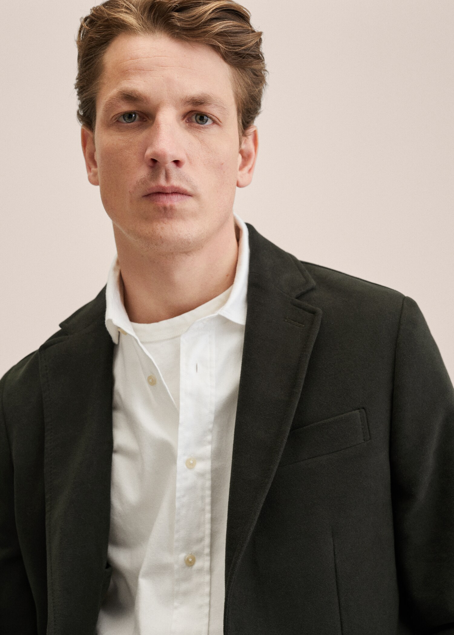 Bavlněné sako slim fit - Detail zboží 1