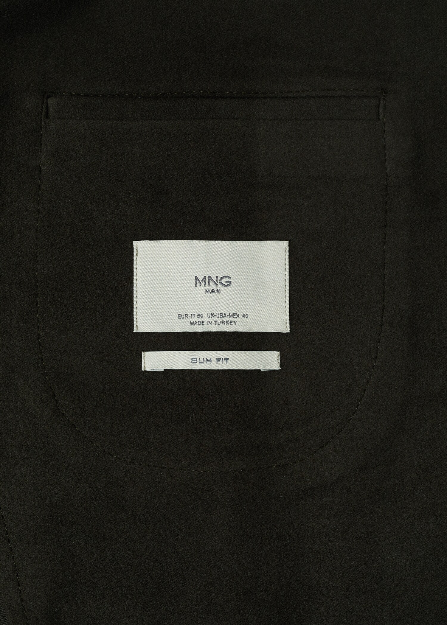 Bavlněné sako slim fit - Detail zboží 8