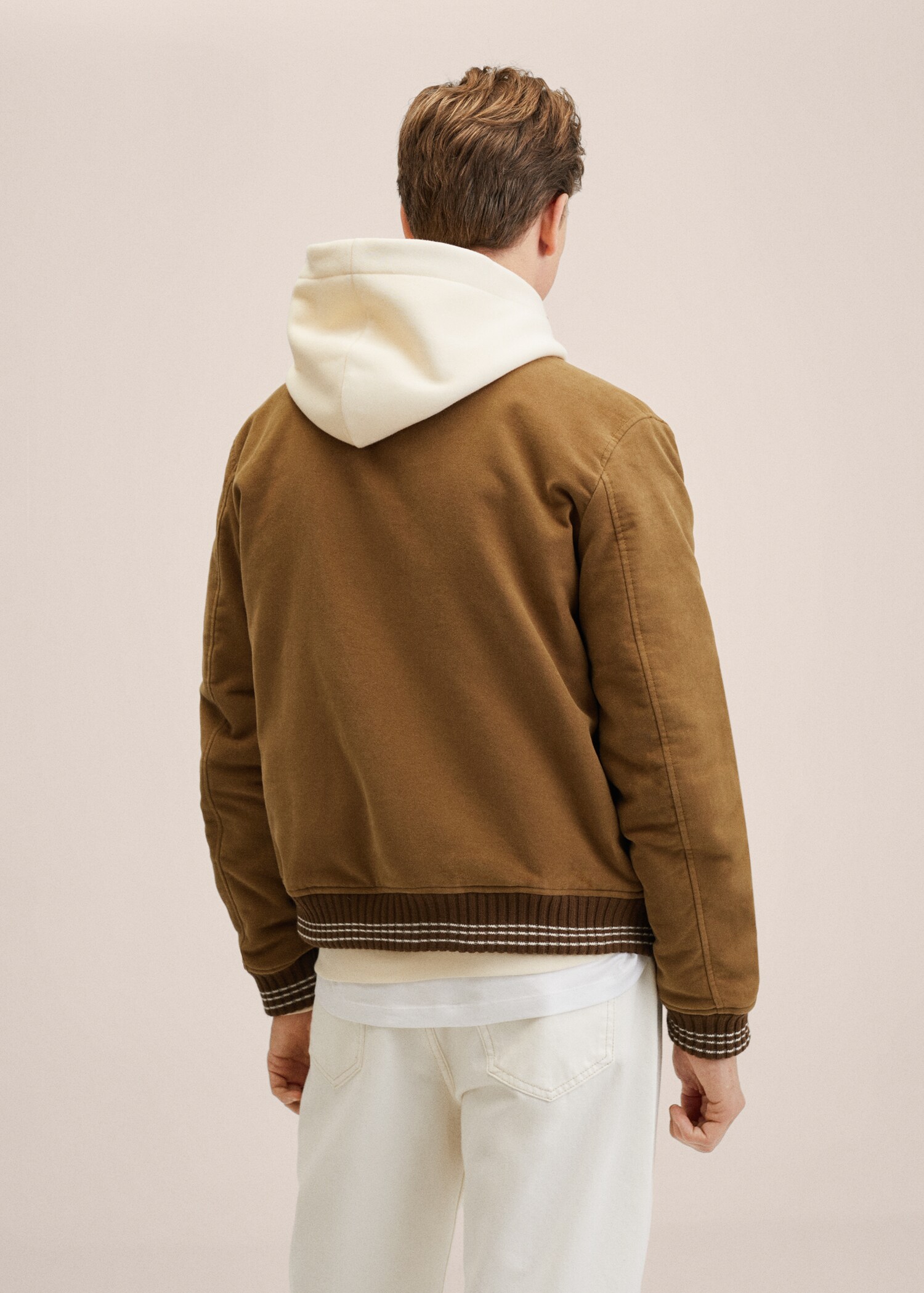 Chaqueta bomber varsity - Reverso del artículo