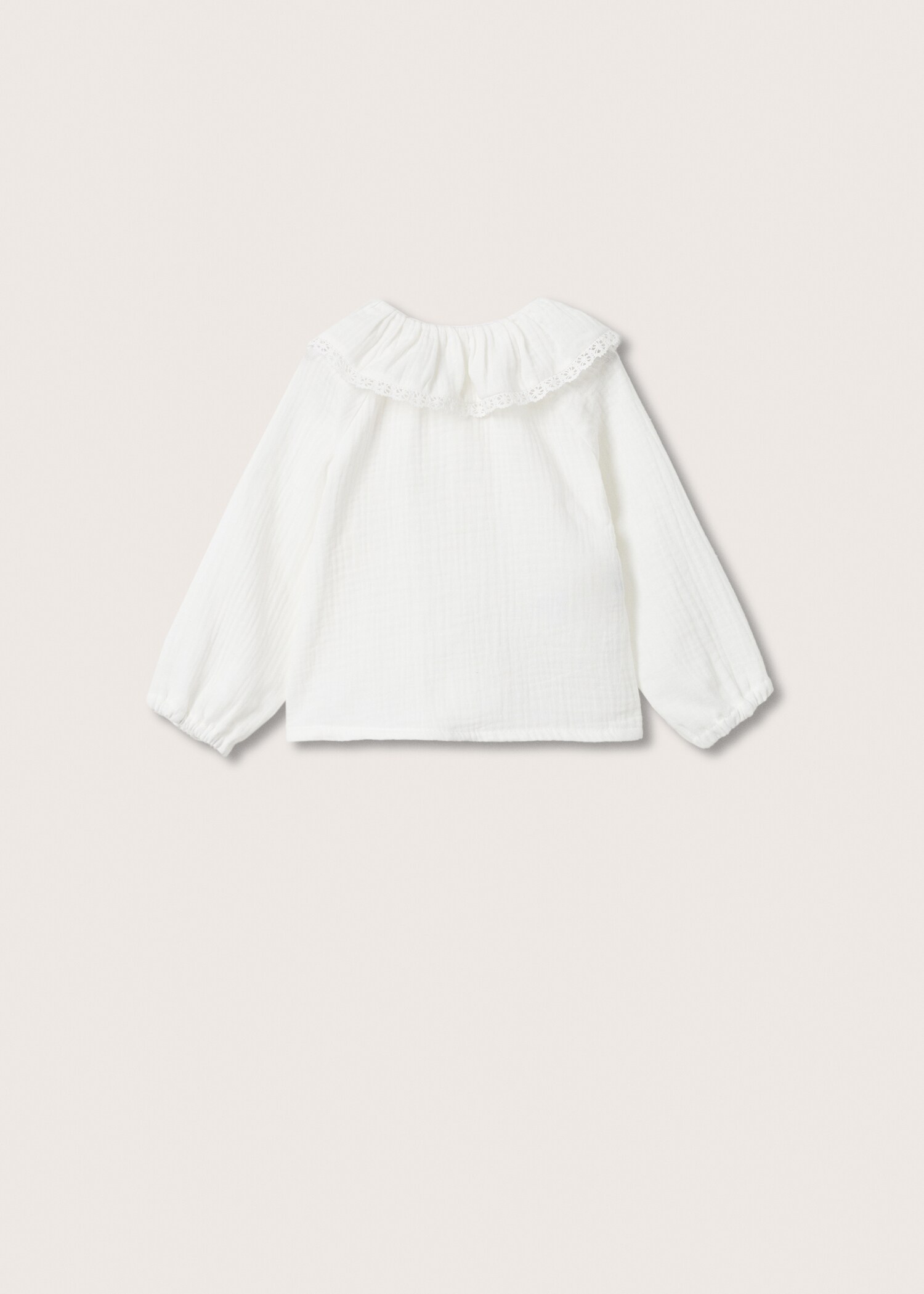 Babydoll collar blouse - Reverse of the article