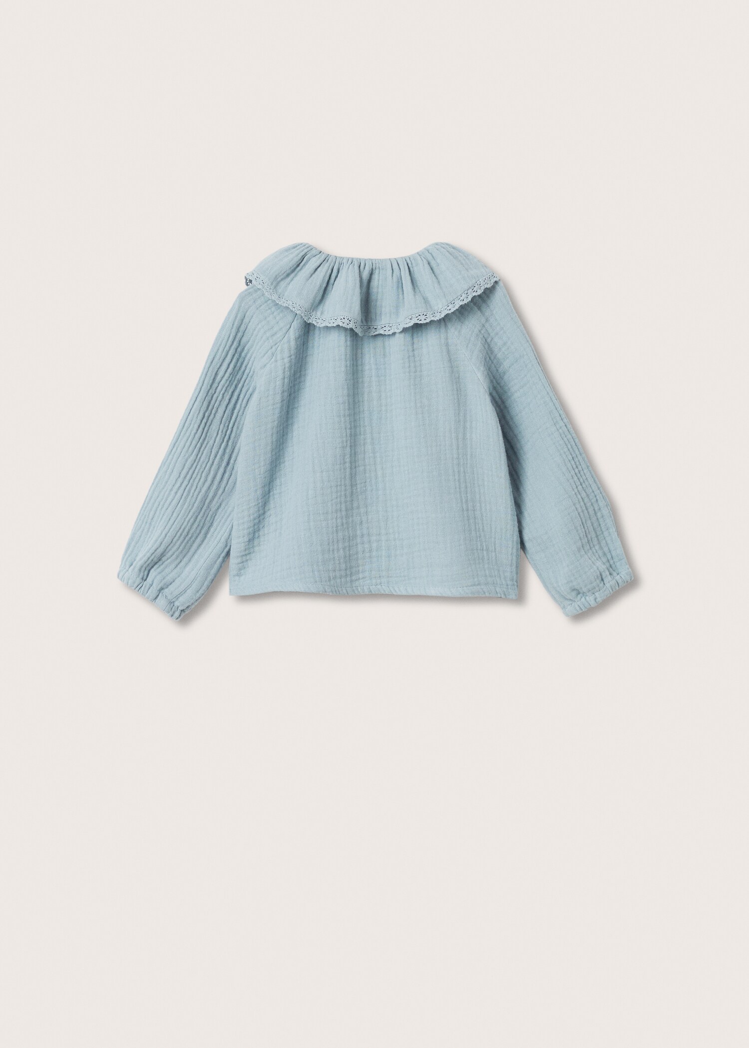 Babydoll collar blouse - Reverse of the article