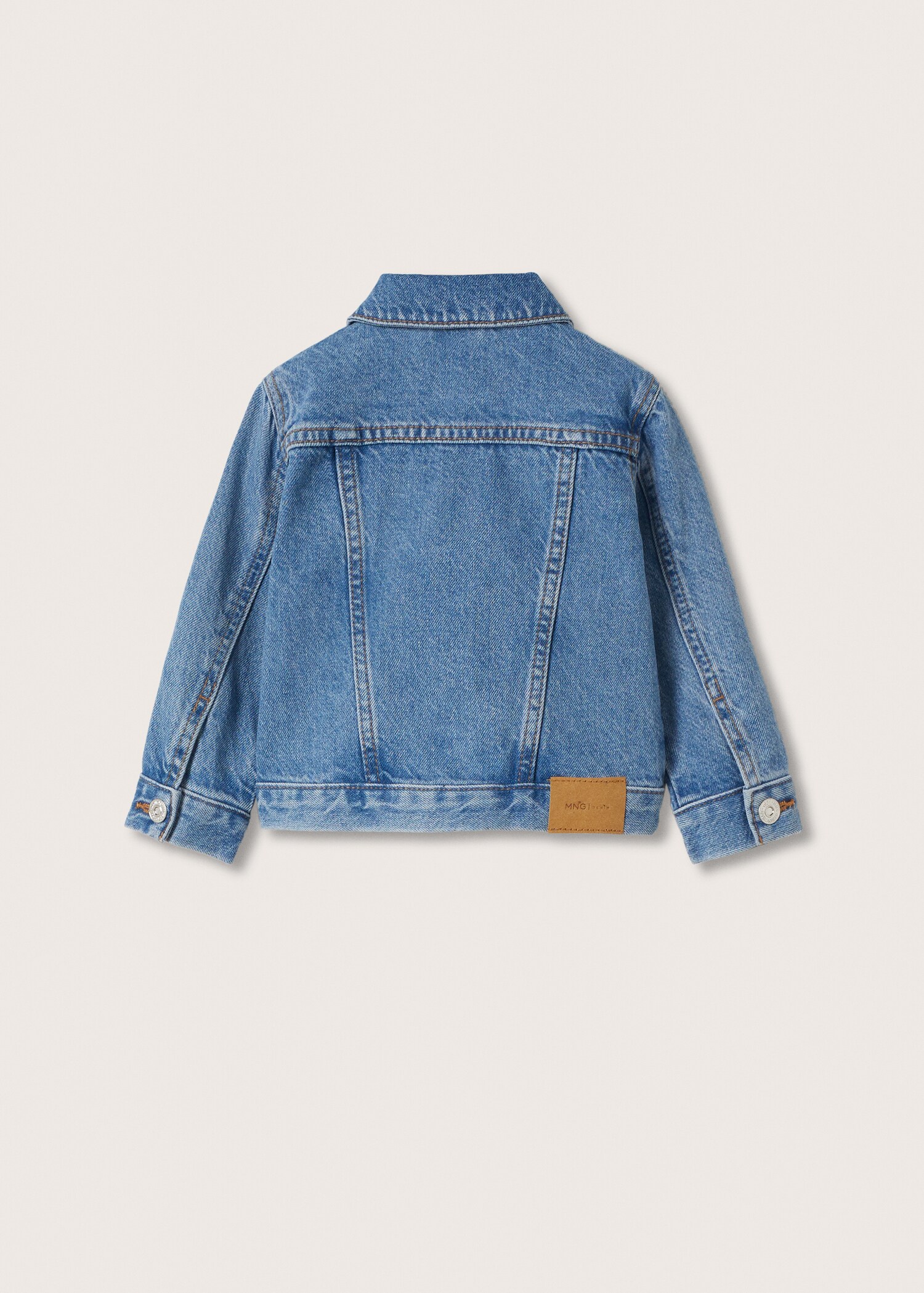 Chaqueta vaquera bolsillos  - Reverso del artículo