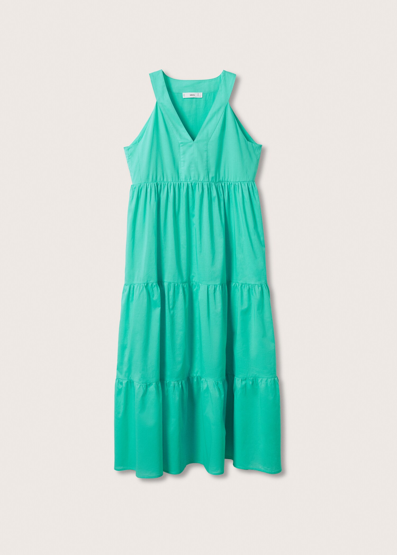 Frill cotton dress - Article without model