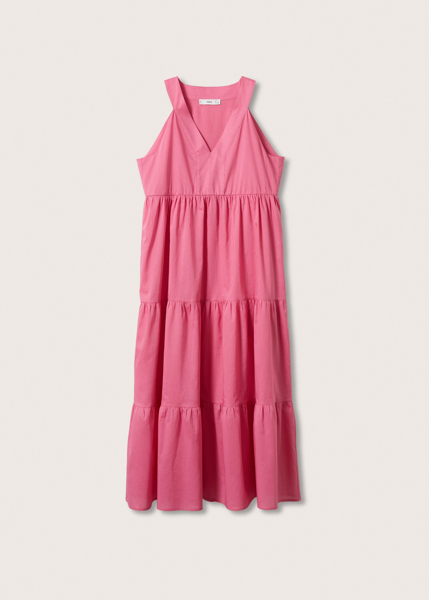 Frill cotton dress - Article without model