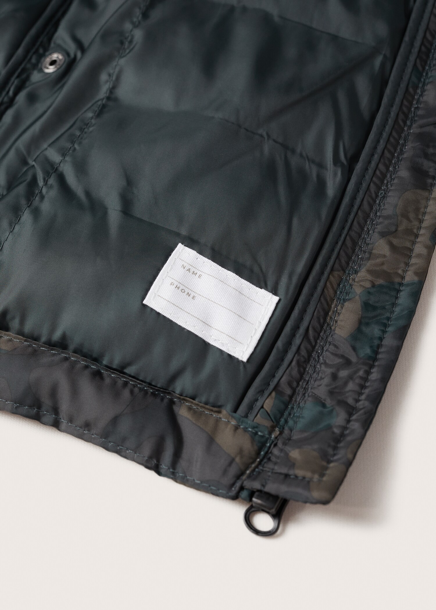 Chaleco acolchado camuflaje - Detalle del artículo 8