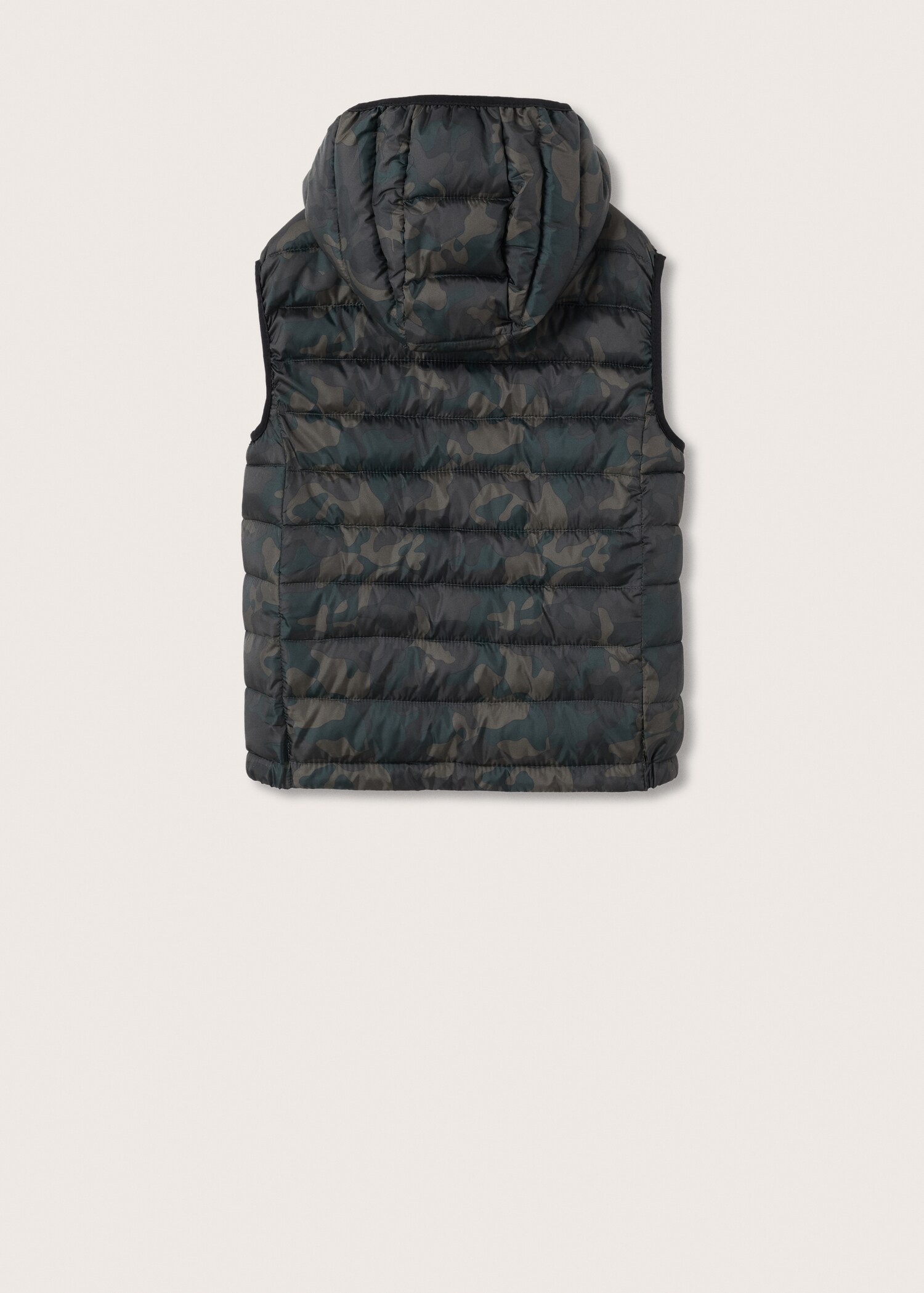 Chaleco acolchado camuflaje - Reverso del artículo