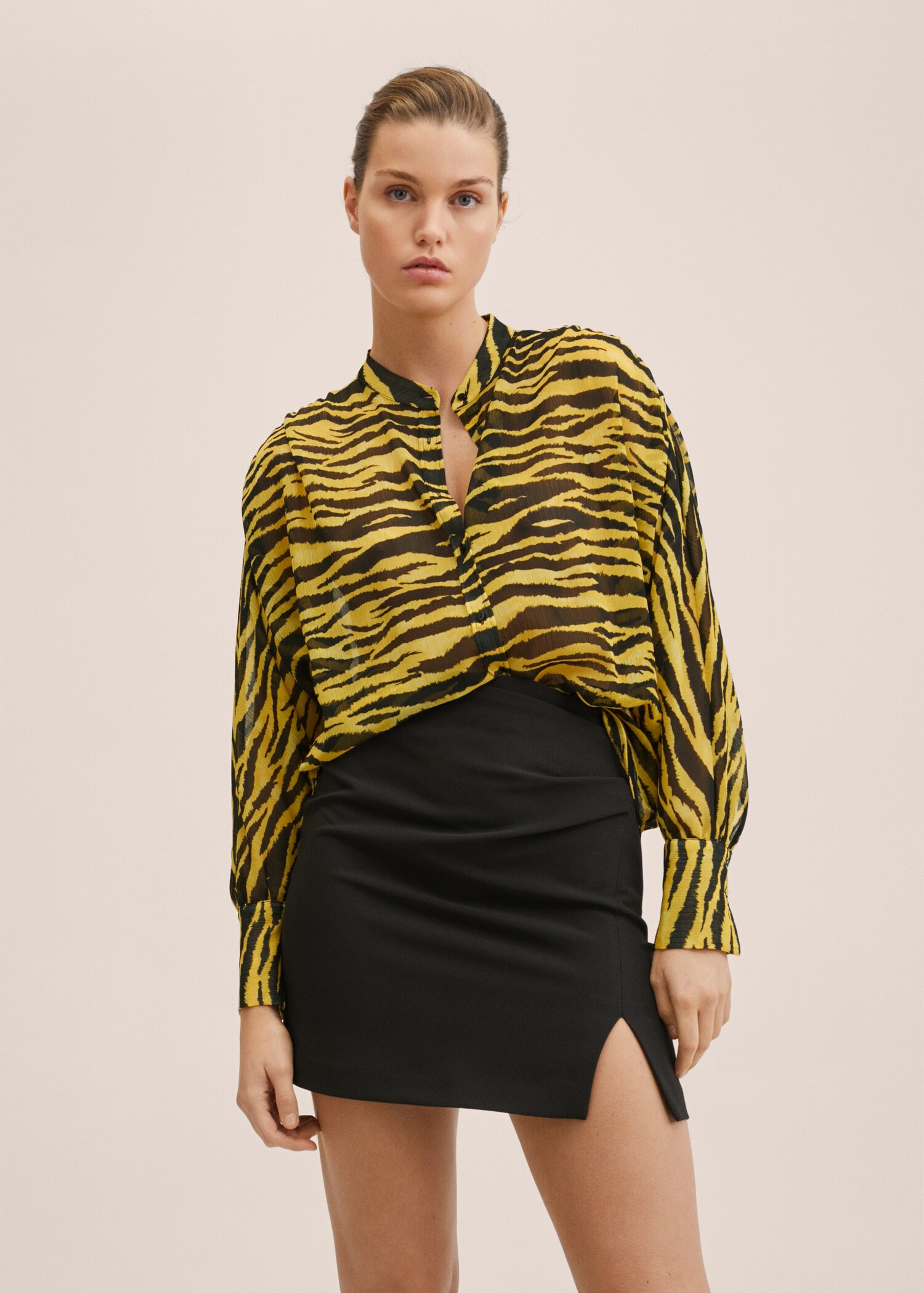Animal print blouse - Medium plane