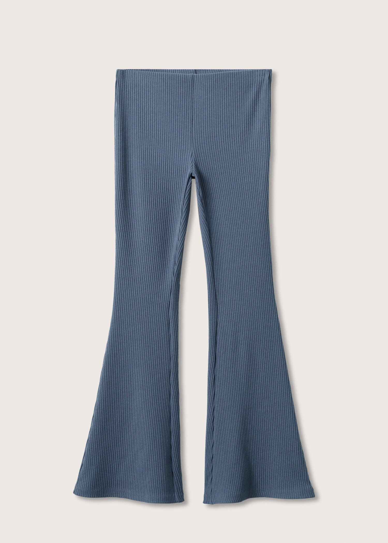 Kalhoty do zvonu s žebrováním - Zboží bez modelu