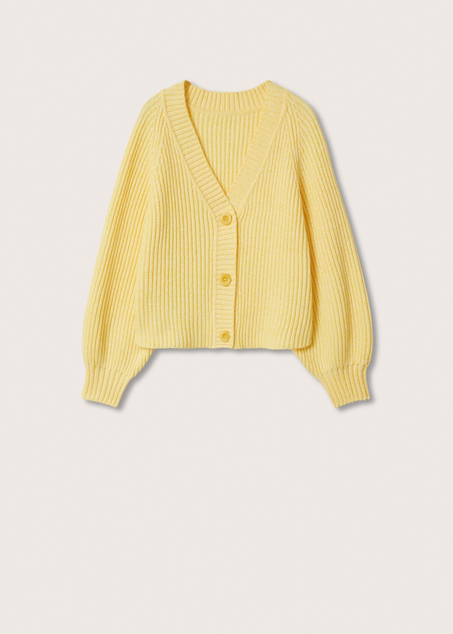 Oversized knit cardigan - Article without model