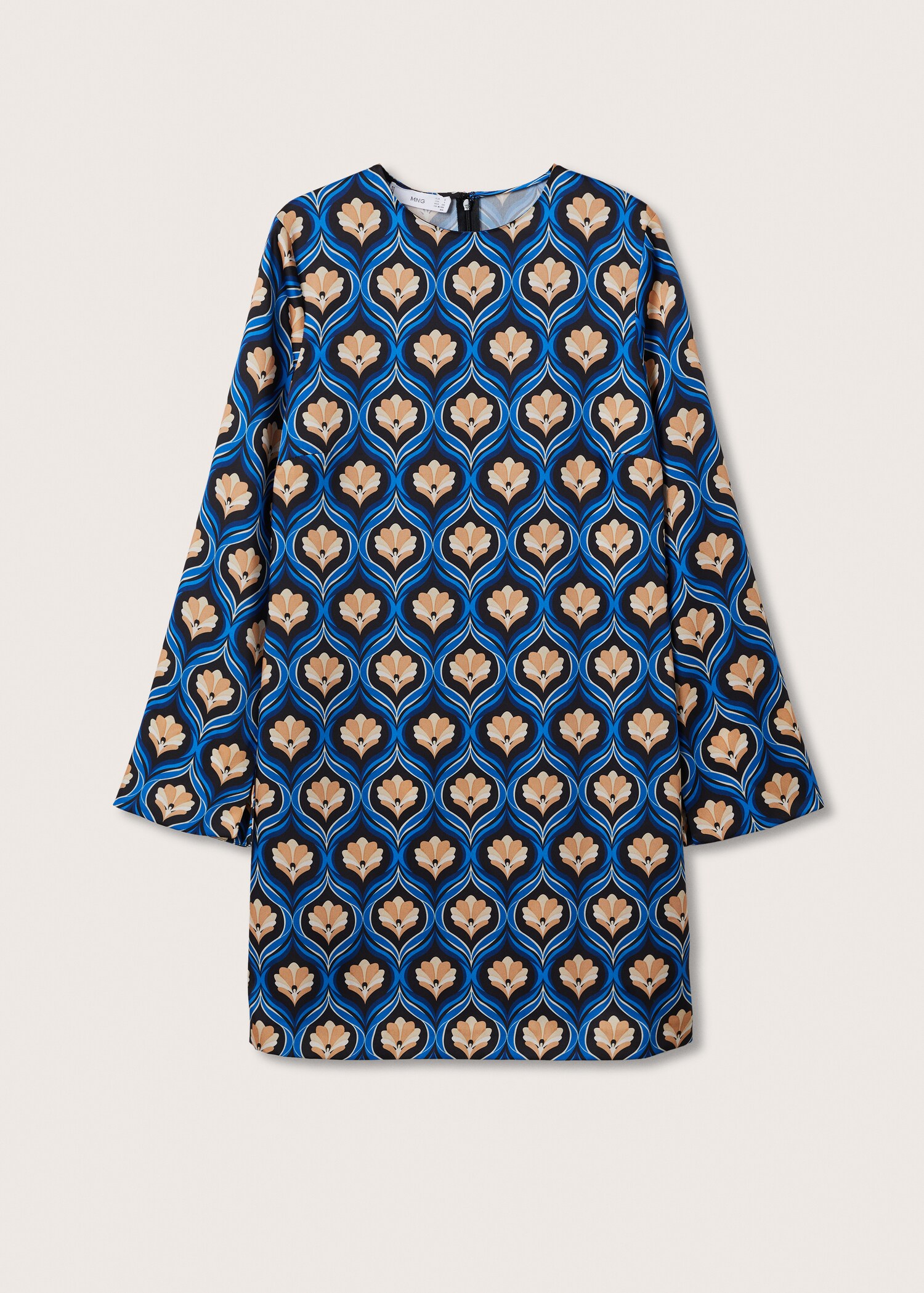 Robe imprimée rétro - Article sans modèle