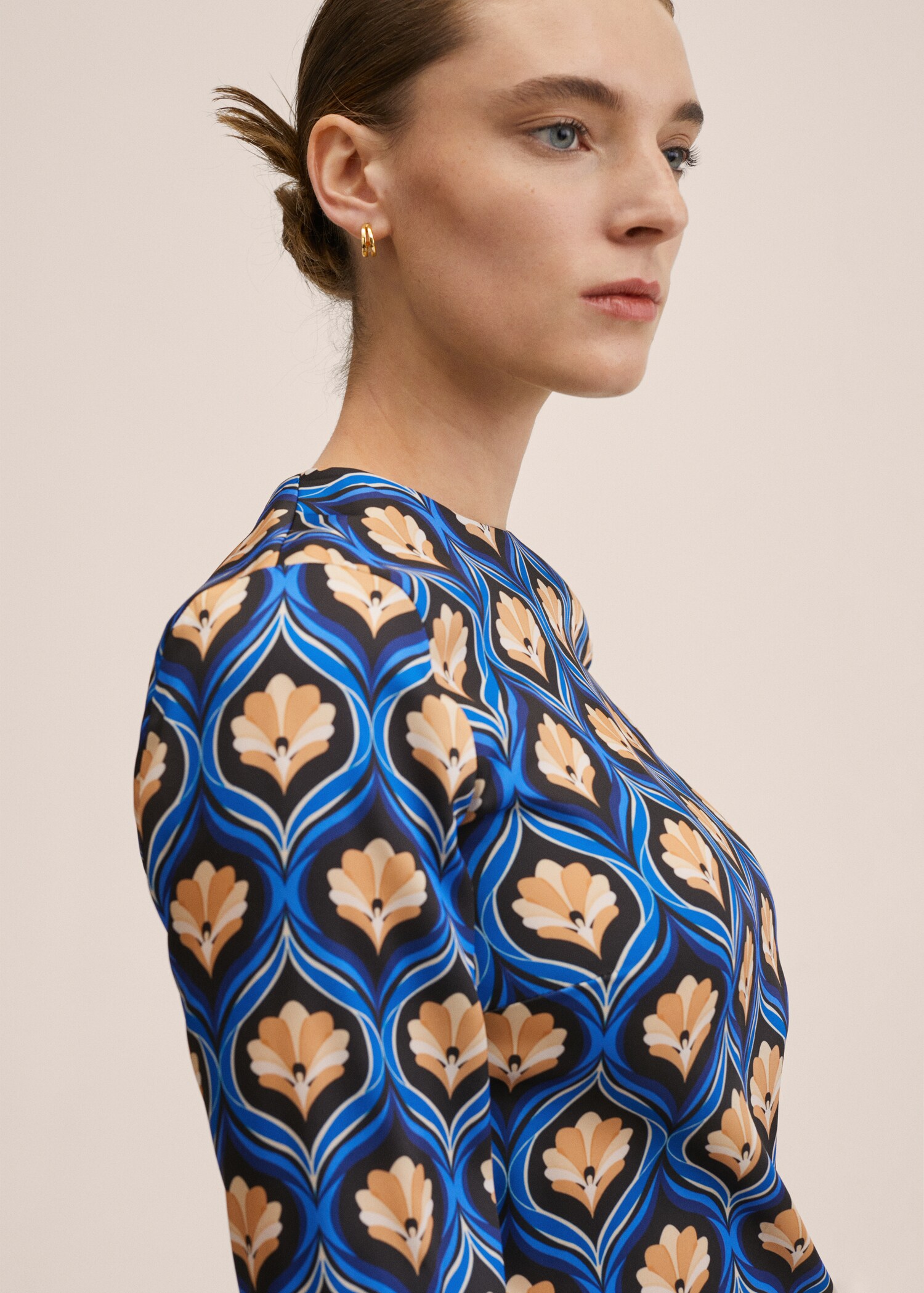 Robe imprimée rétro - Détail de l'article 1