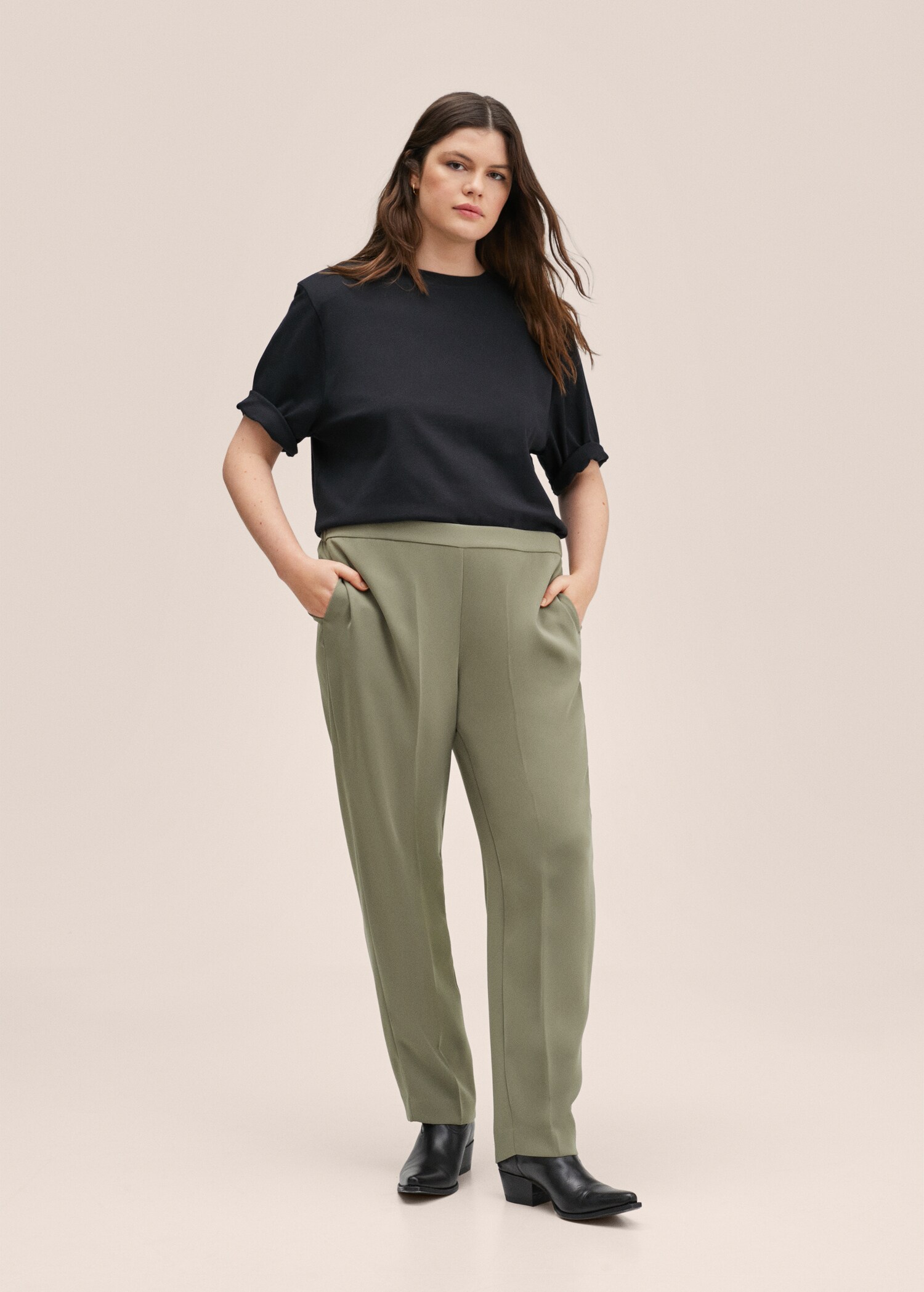 Straight suit trousers - Details of the article 4