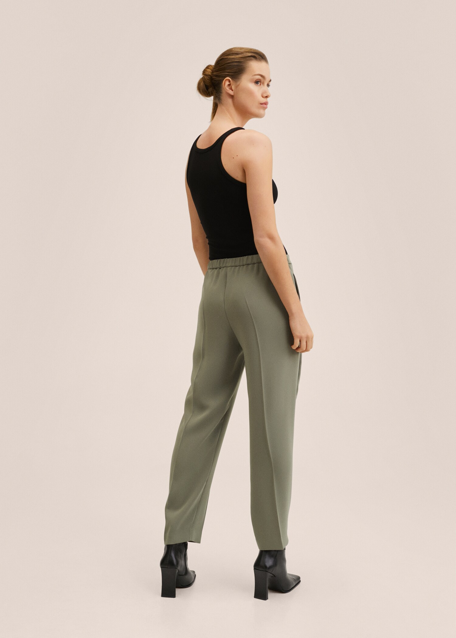 Straight suit trousers - Reverse of the article