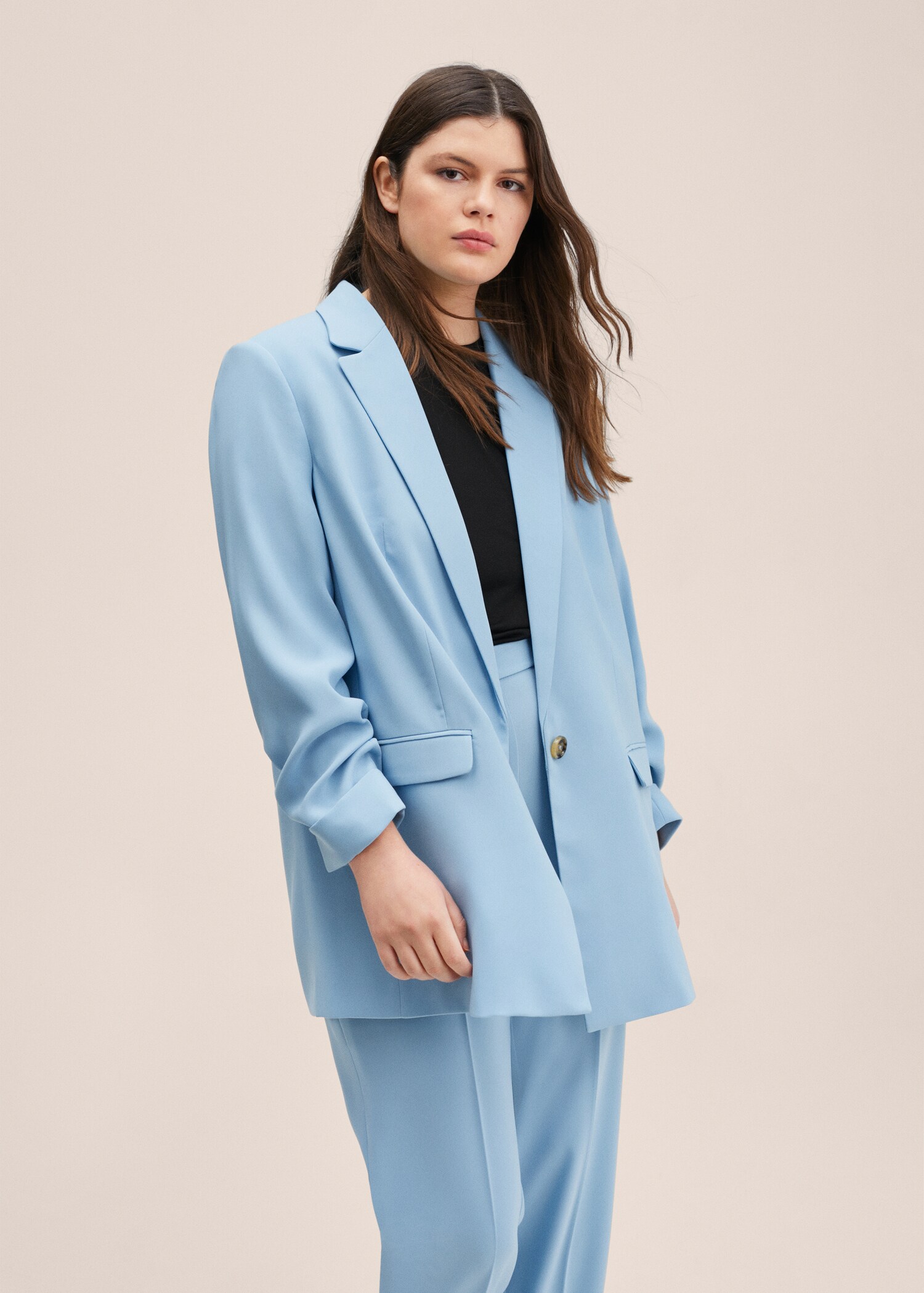 Straight suit trousers - Details of the article 3