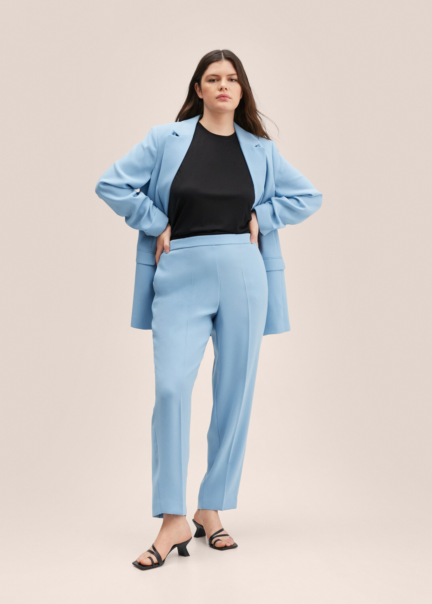 Straight suit trousers - Details of the article 4