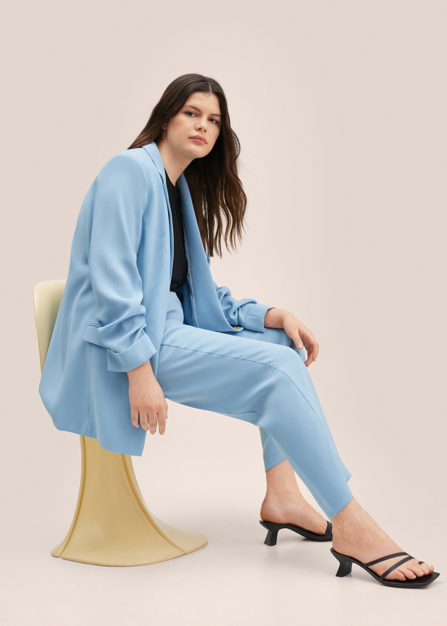 Straight suit trousers - Details of the article 5