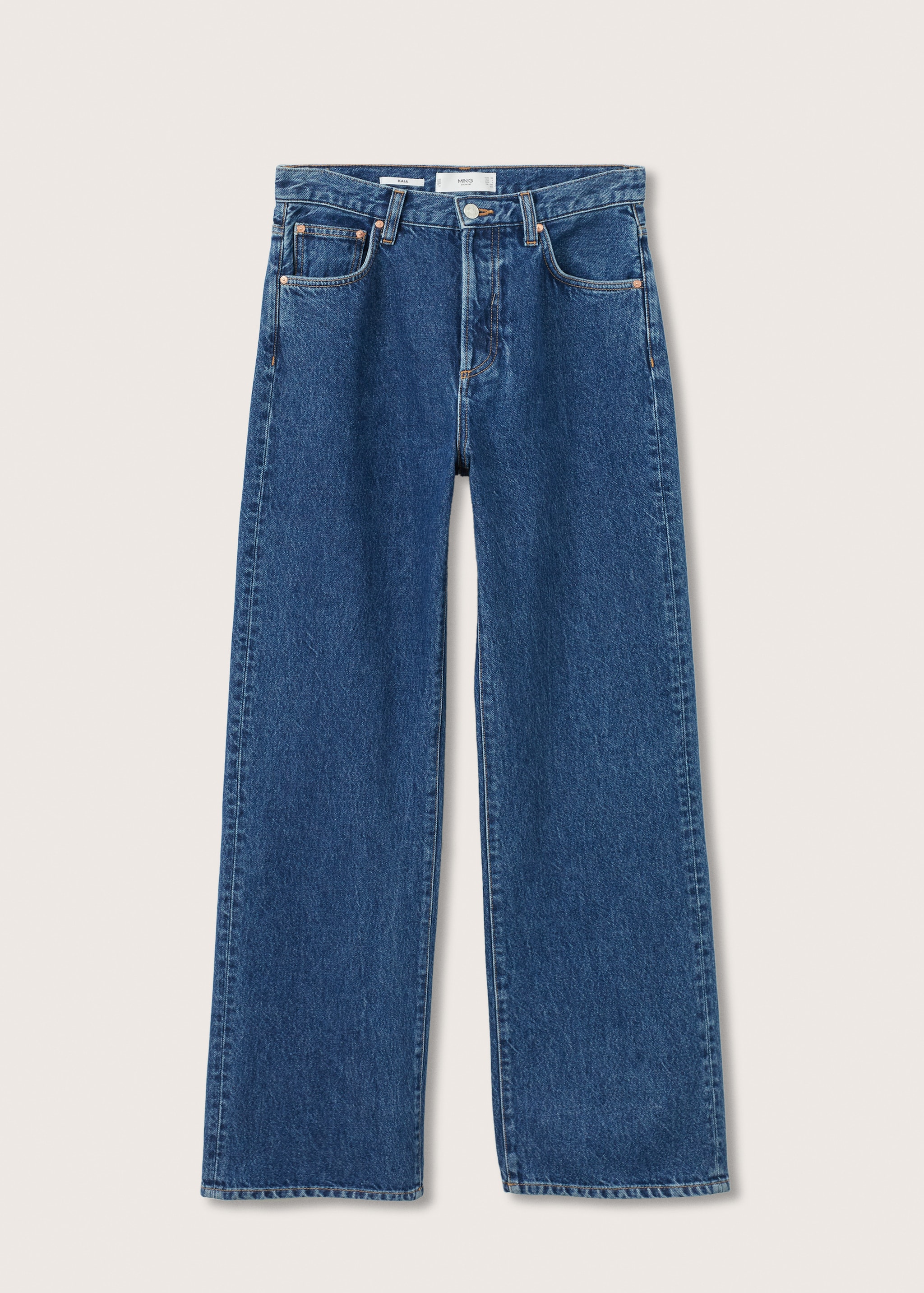 Gerade Jeans mit hohem Bund - Artikel ohne Model