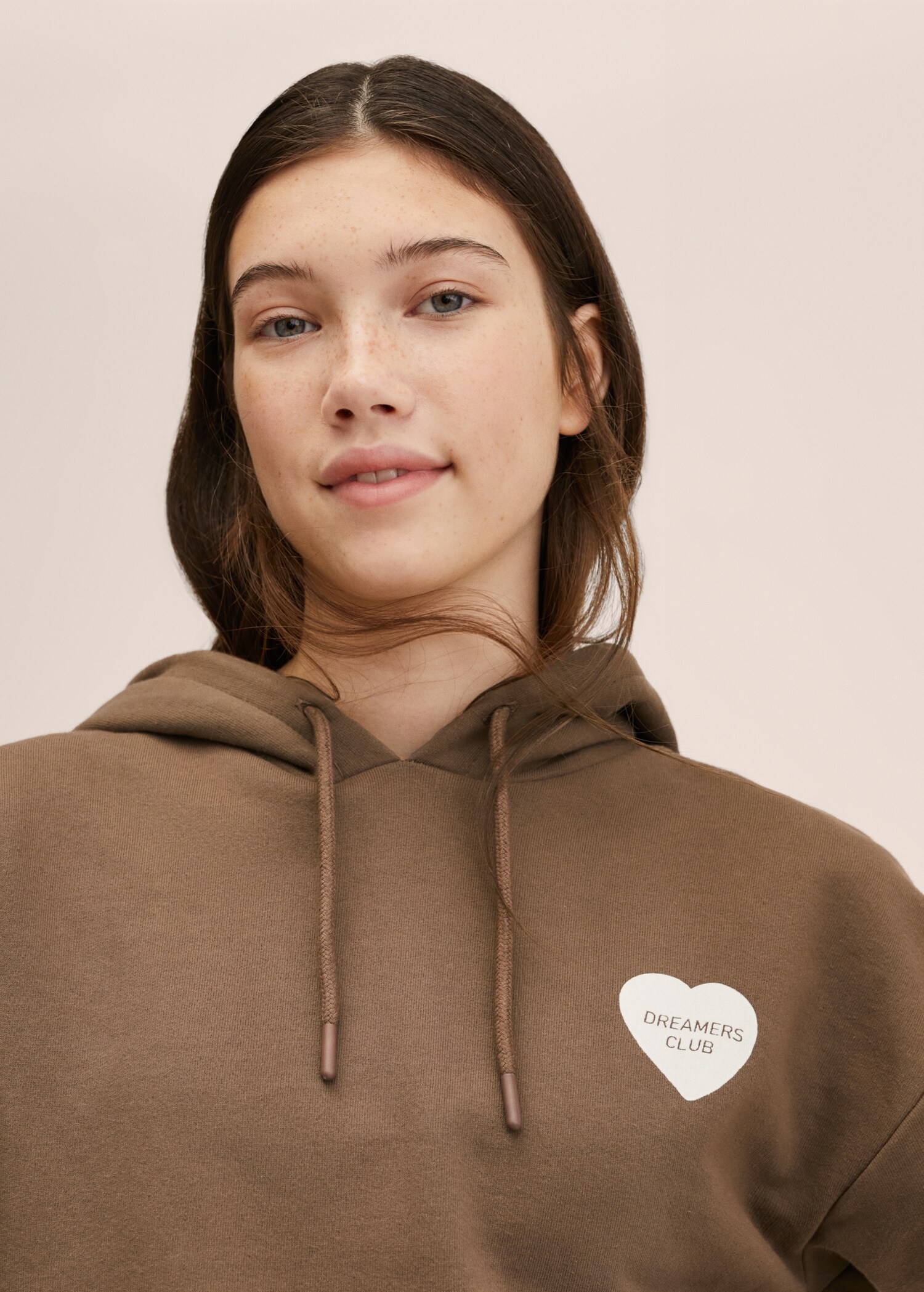 Printed crop sweatshirt - Details of the article 1