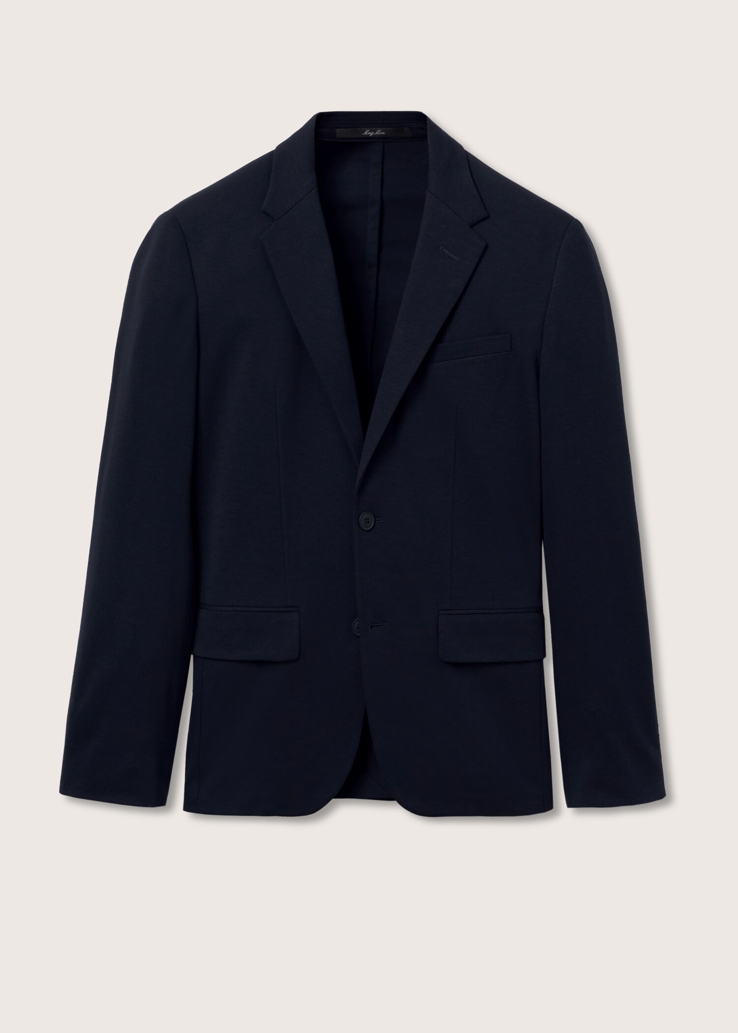 Bavlněné oblekové sako slim fit - Zboží bez modelu