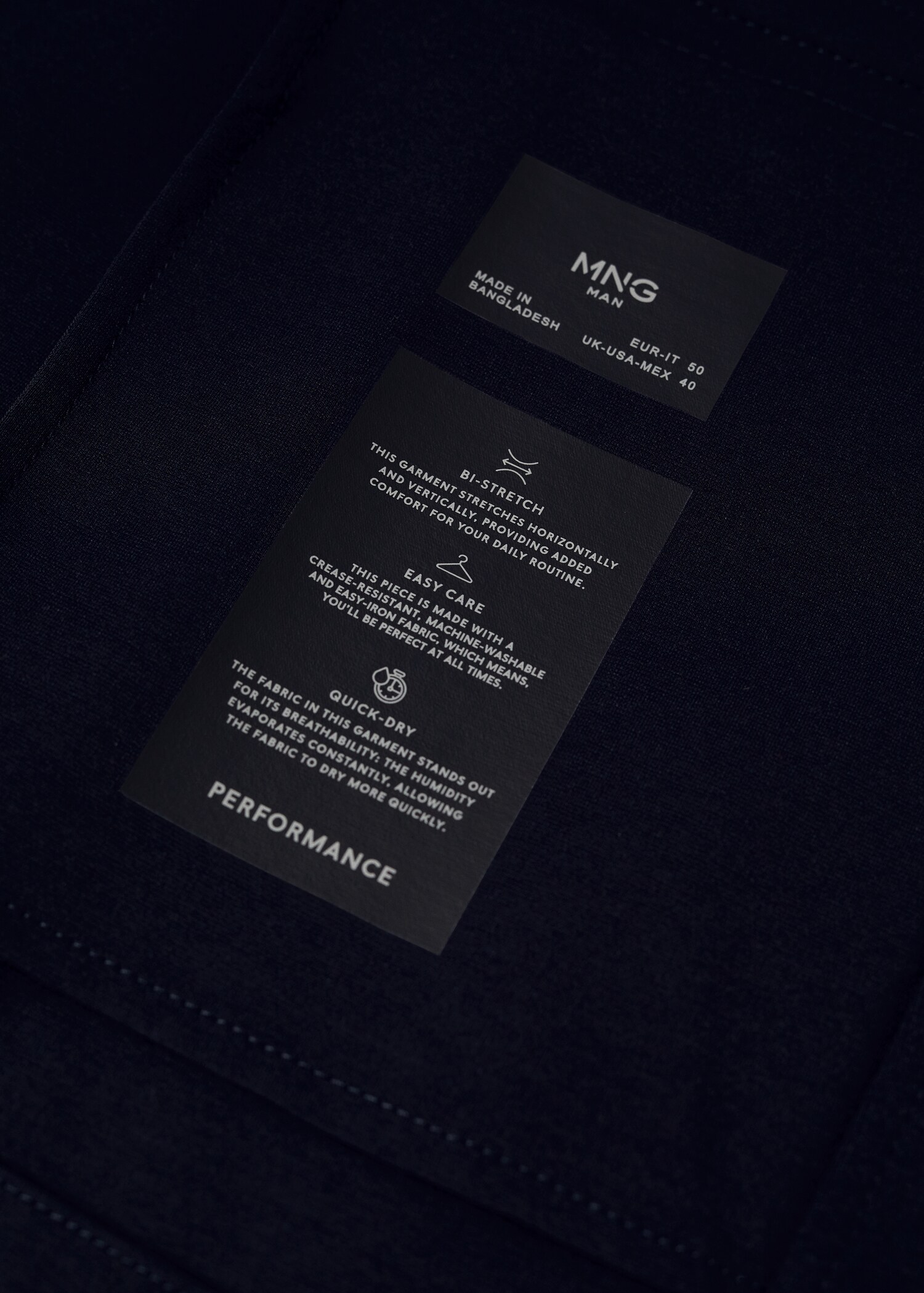 Bavlněné oblekové sako slim fit - Detail zboží 8